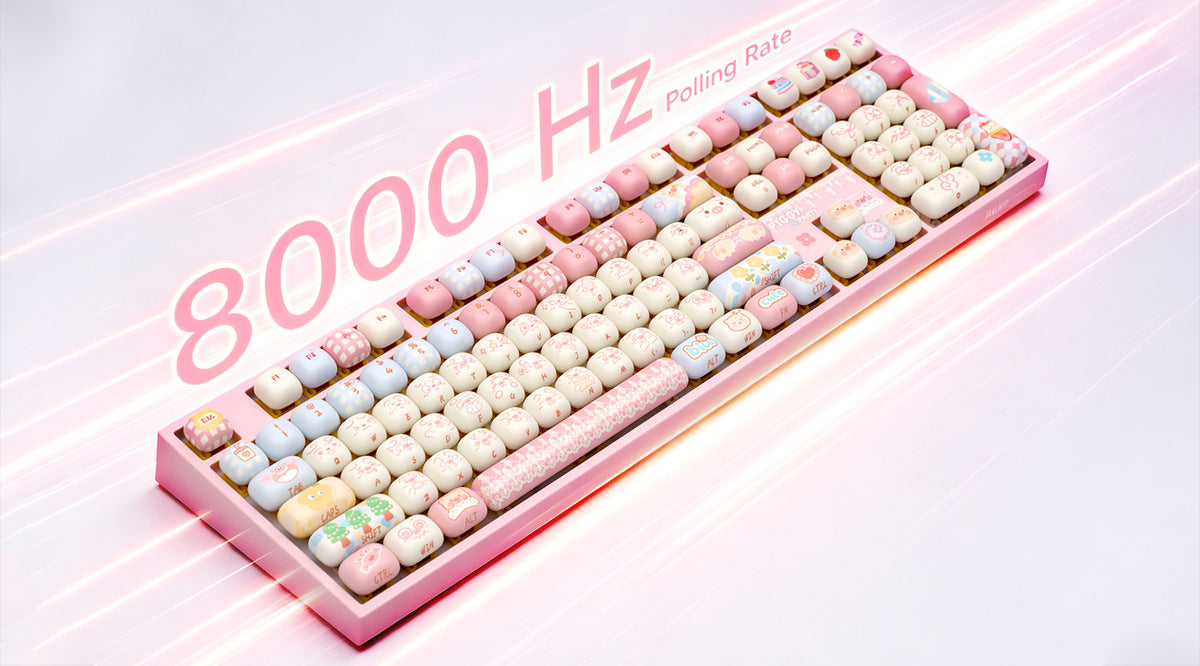 8K 폴링레이트는 마그네틱 키보드만 지원하나요?