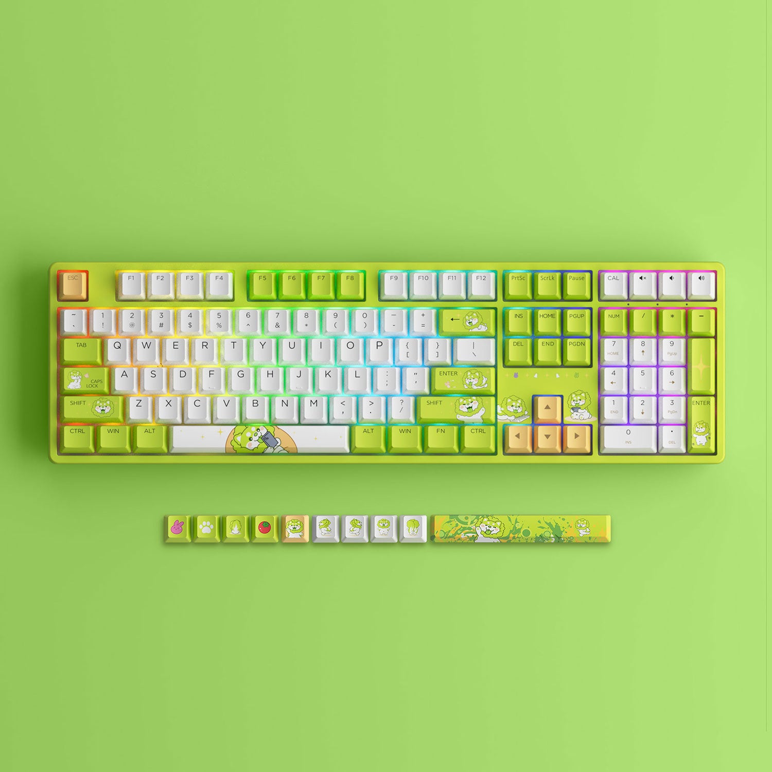 5108B-Plus-Vegetables-Dog-Special-Keycaps