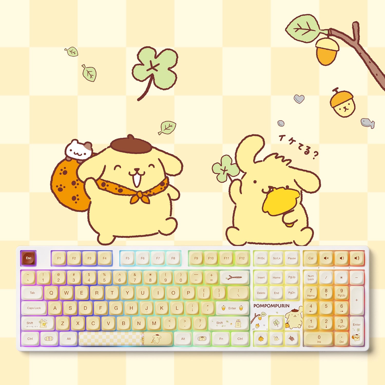 AKKO-Pompompurin-5108B-Plus keyboard