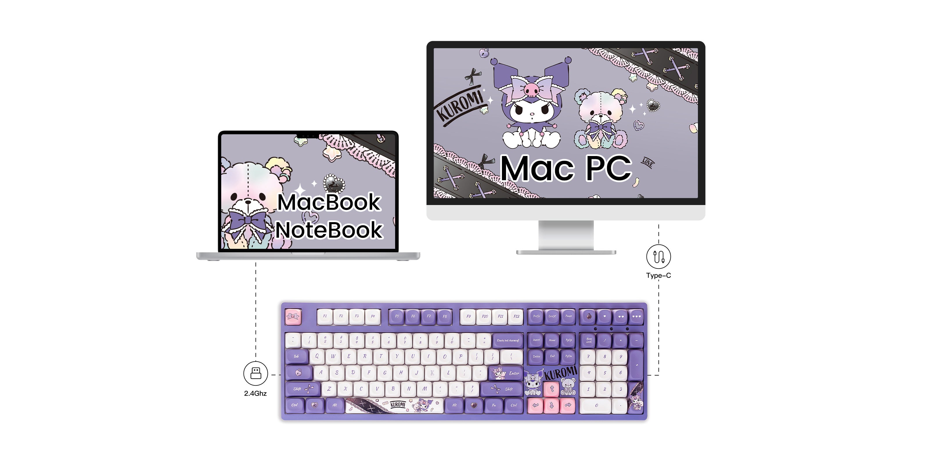 Akko-3108RF-V3-Kuromi-3108-Mode