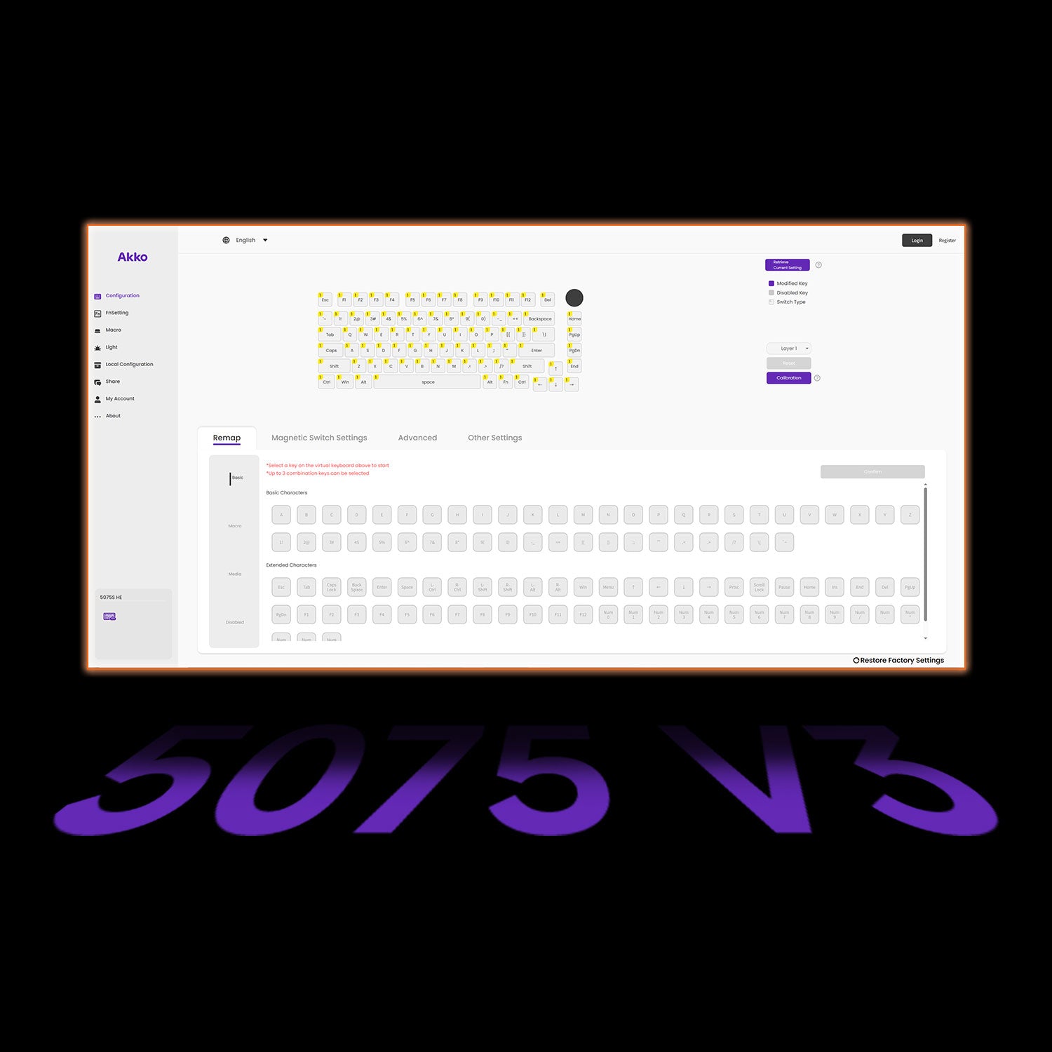 Akko-5075-V3-HE-Driver-Purple-Theme