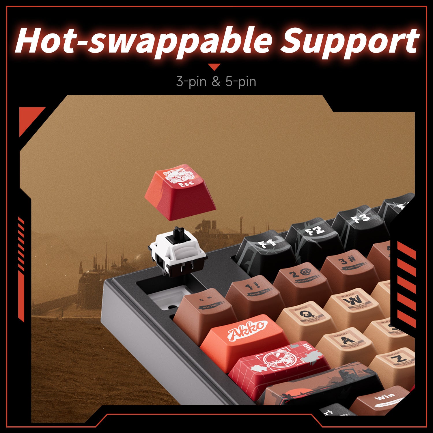 Akko-5098B-Wasteland-Survival-Hot-swappable-Support