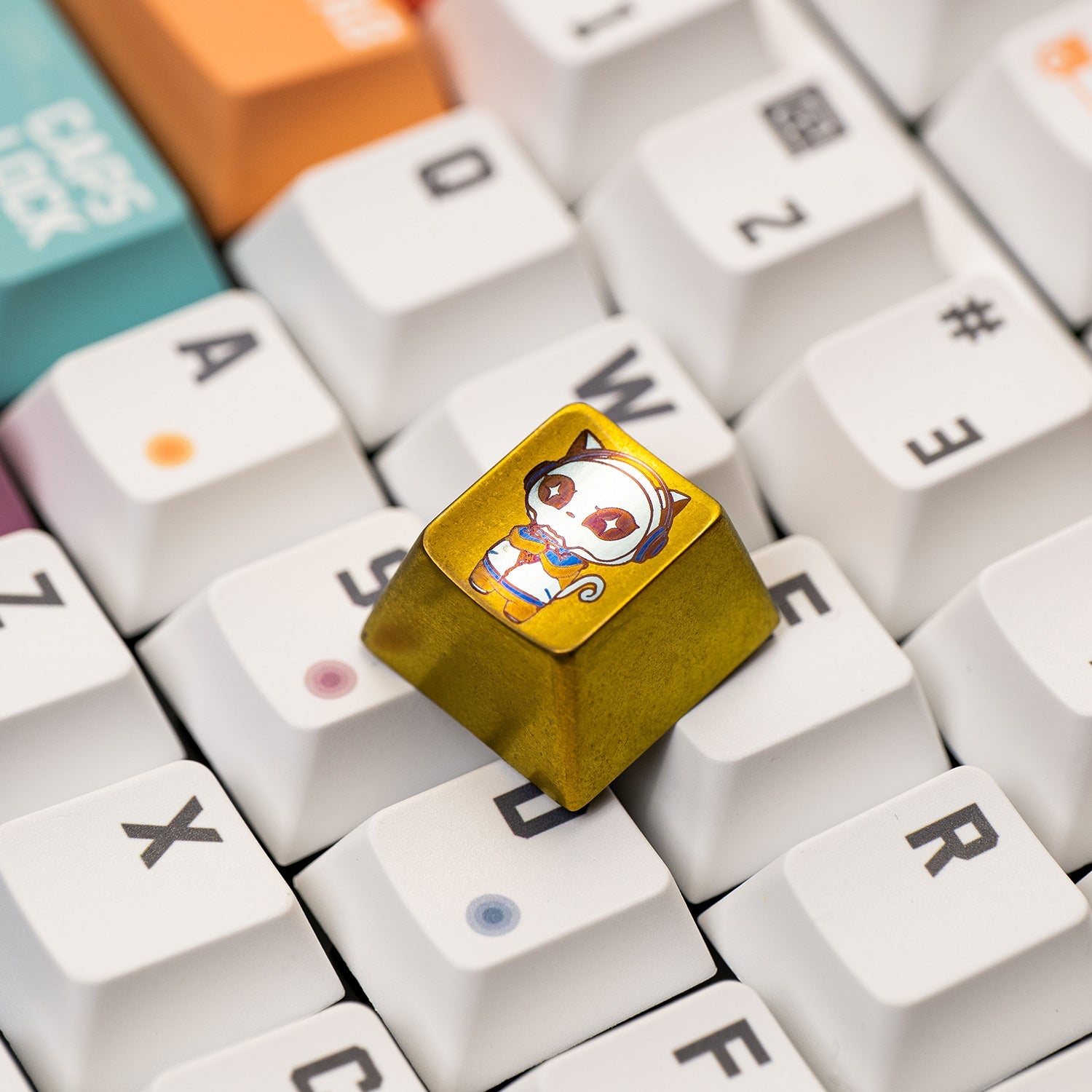 8주년 기념 티탄 철합금 아티산 키캡