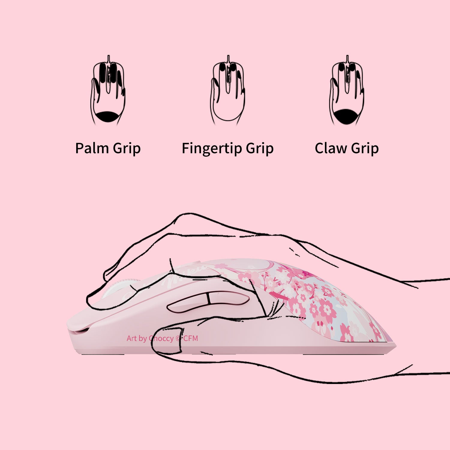 Akko-AG-ONE-3950-Sakura-Miku-Ergonomically-Design