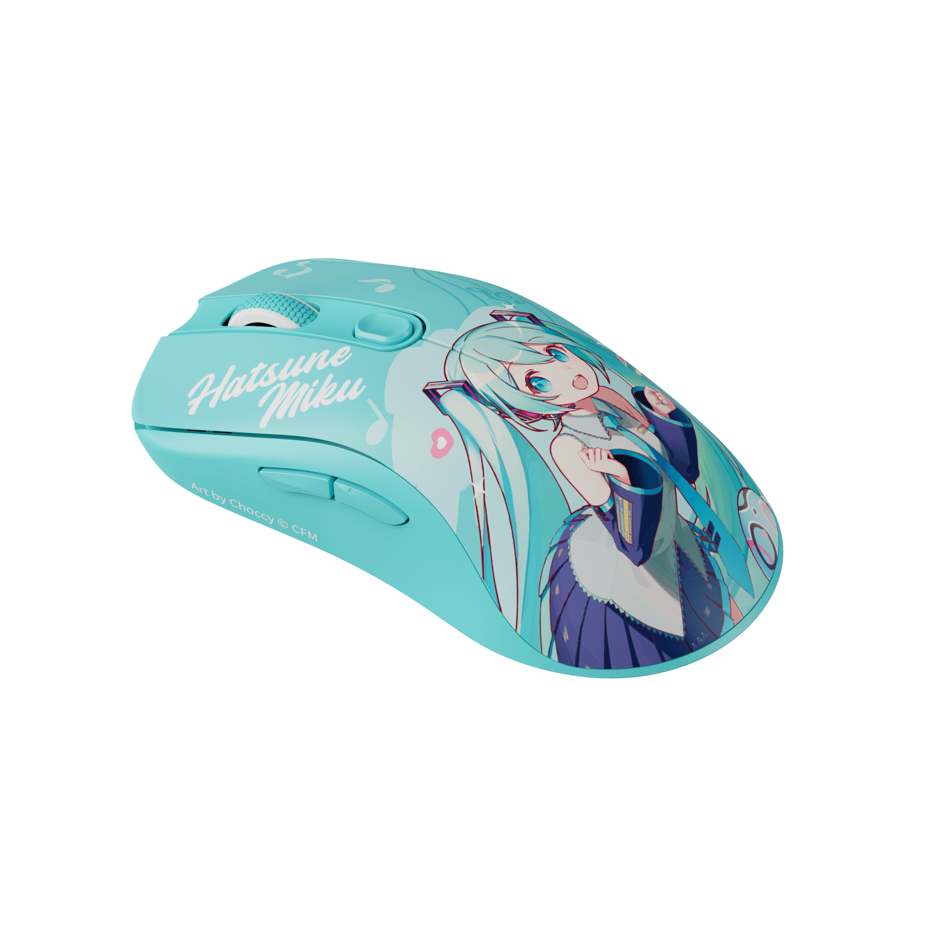 Akko AG ONE 3950 8K Hatsune Miku Gaming Mouse Side Details