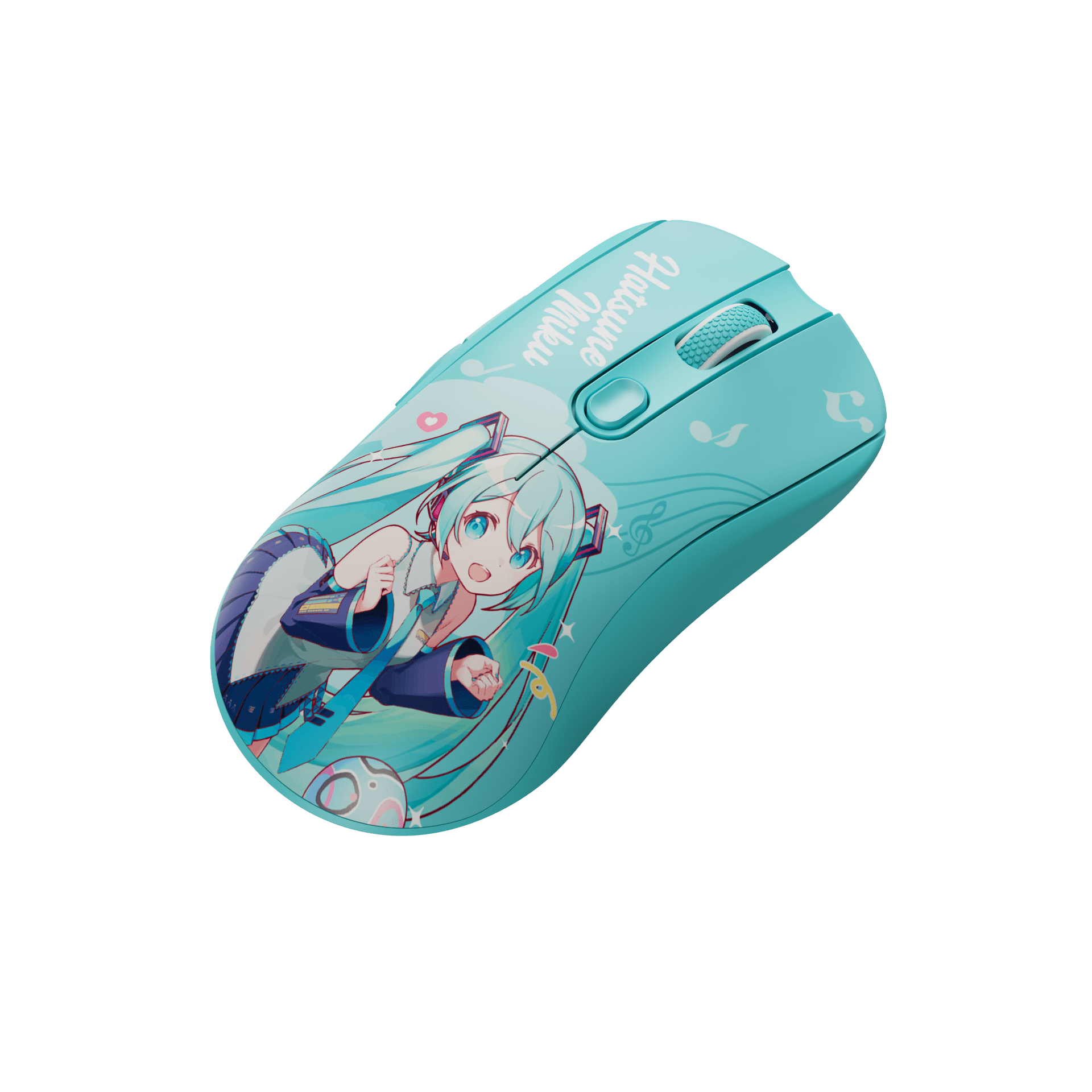 Akko AG ONE 3950 8K Hatsune Miku Gaming Mouse Right Side Details