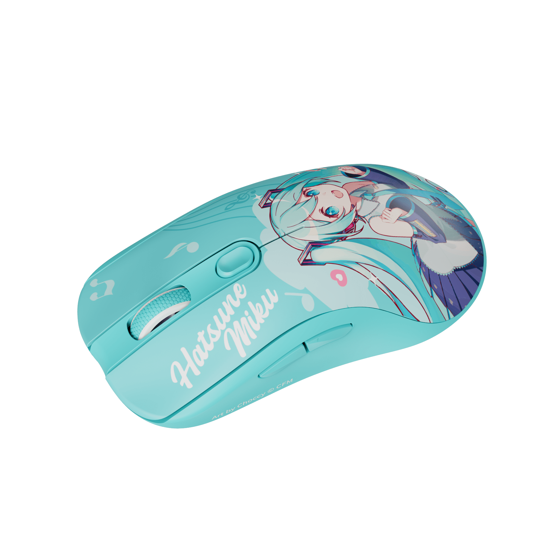Akko AG ONE 3950 8K Hatsune Miku Gaming Mouse Side Details