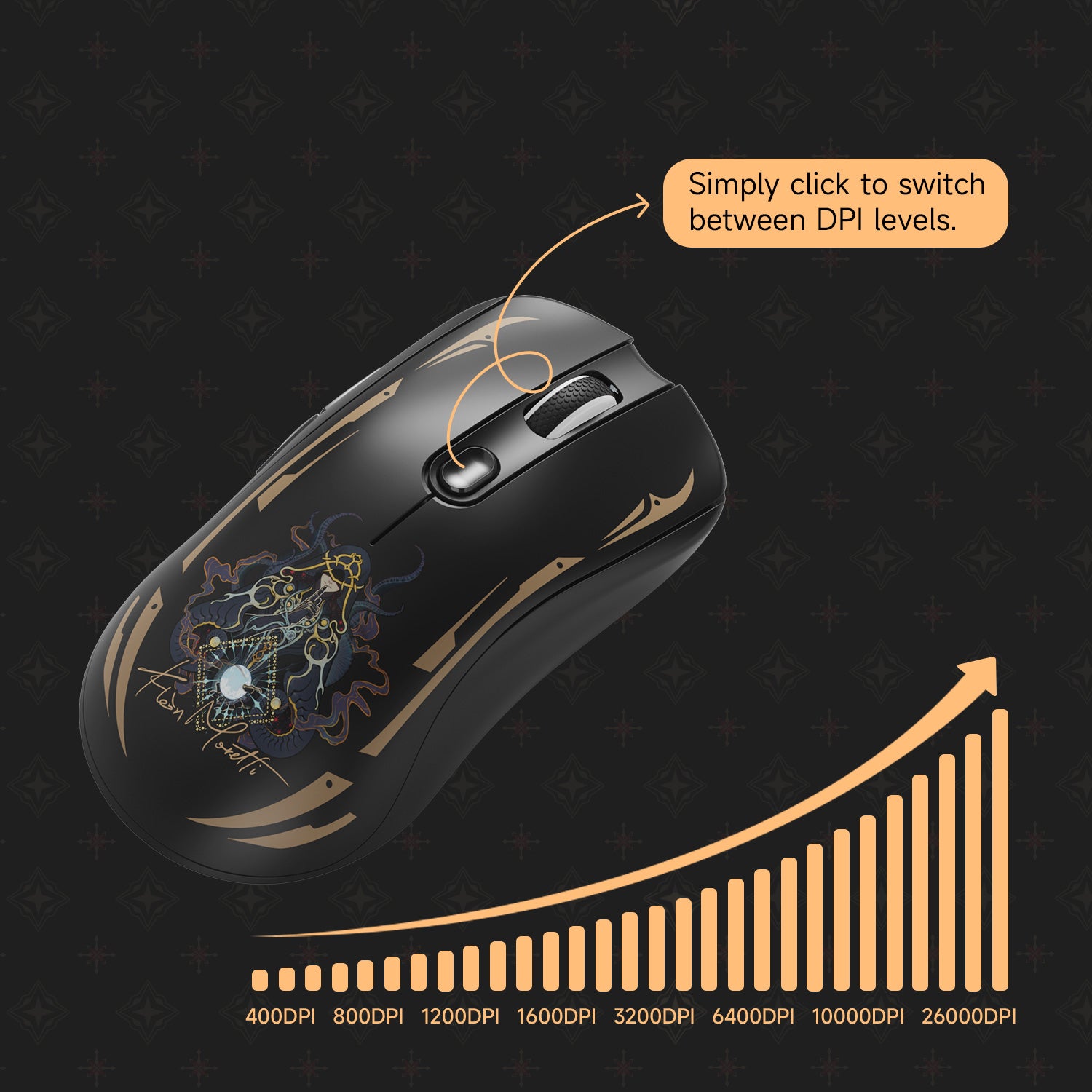 Akko-AG-ONE-8K-Gaming-Mouse-Lord-of-the-Mysteries-8-Adjustable-DPI-Levels