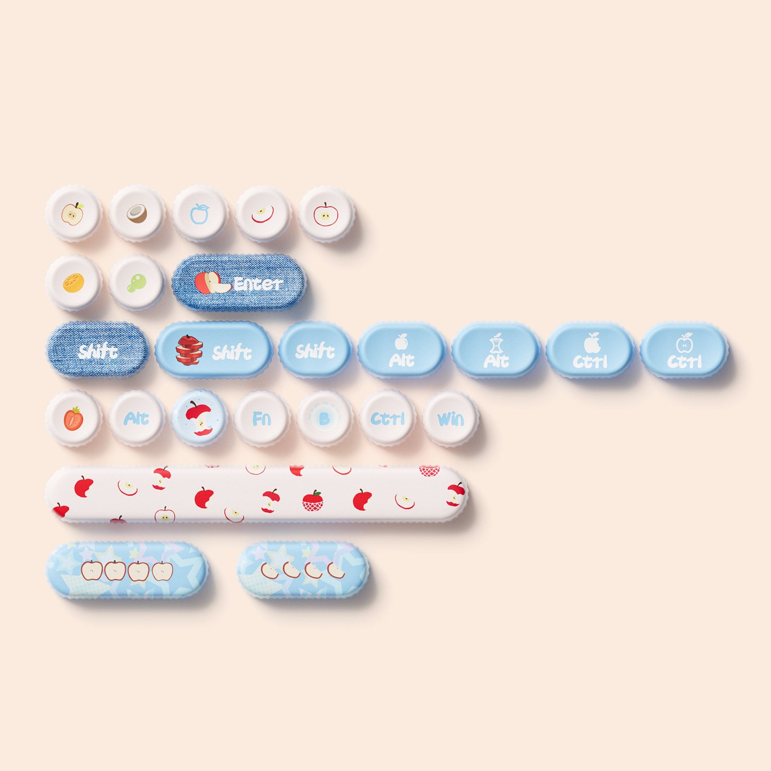 Akko-BottleCap-Apple-Wave-Keycaps-Set-Detail