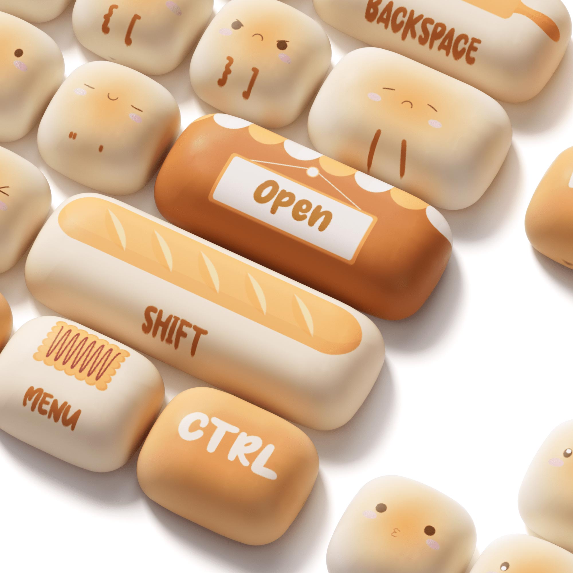 Bun Wonderland 키캡 세트 (138 키)