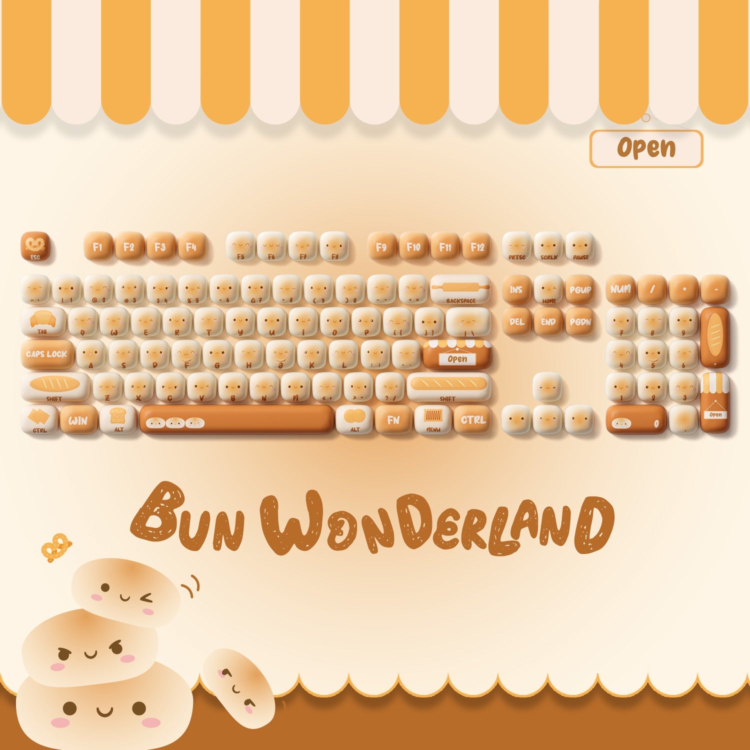 Bun Wonderland 키캡 세트 (138 키)
