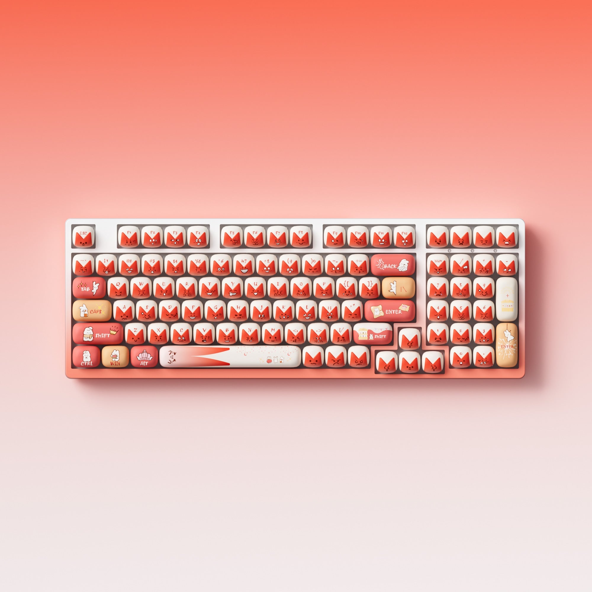 Bunny Apple 키캡 세트 (137 키)