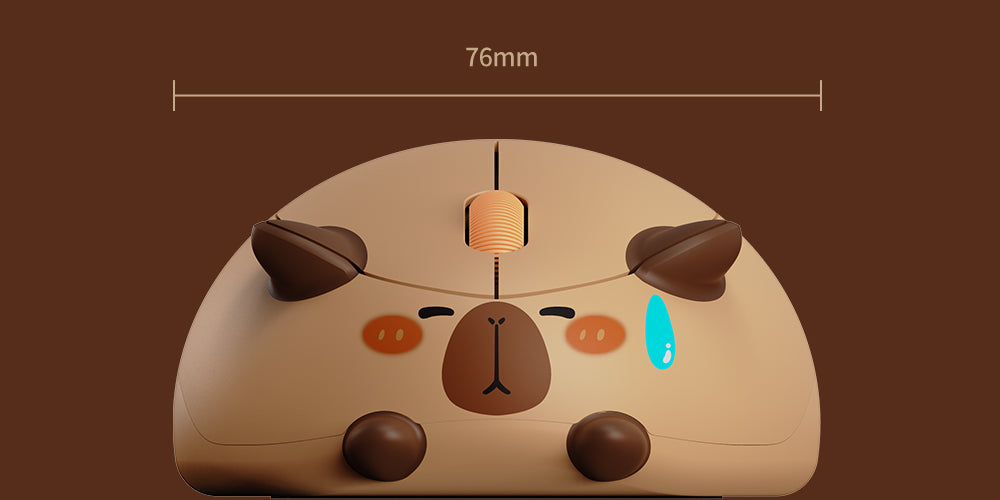 Akko-Capybara-Mouse-Size