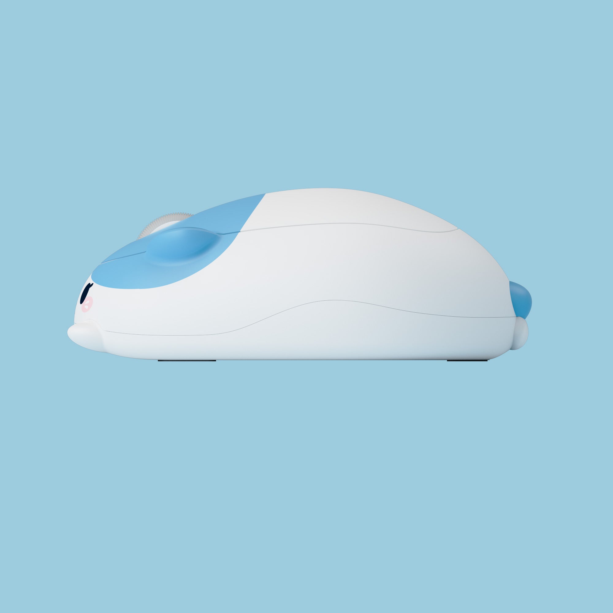 Blue and White 고양이 마우스