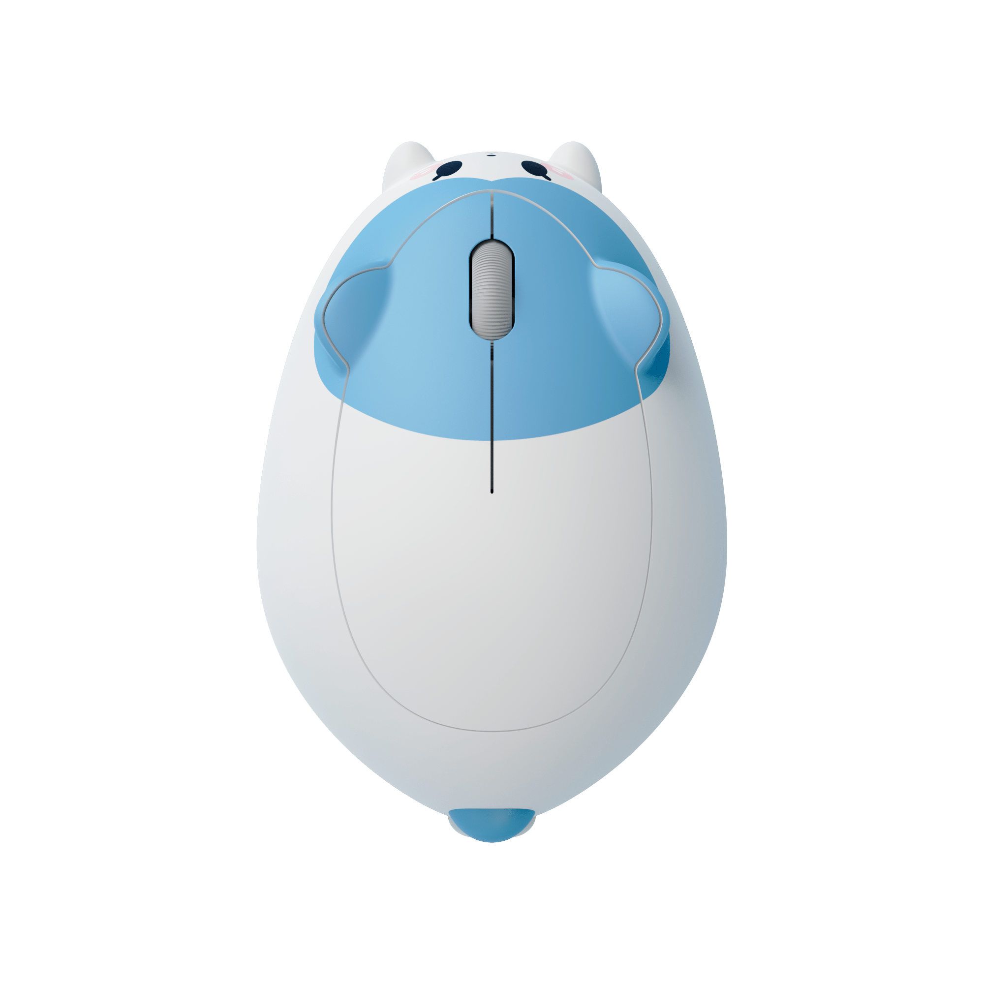 Blue and White 고양이 마우스