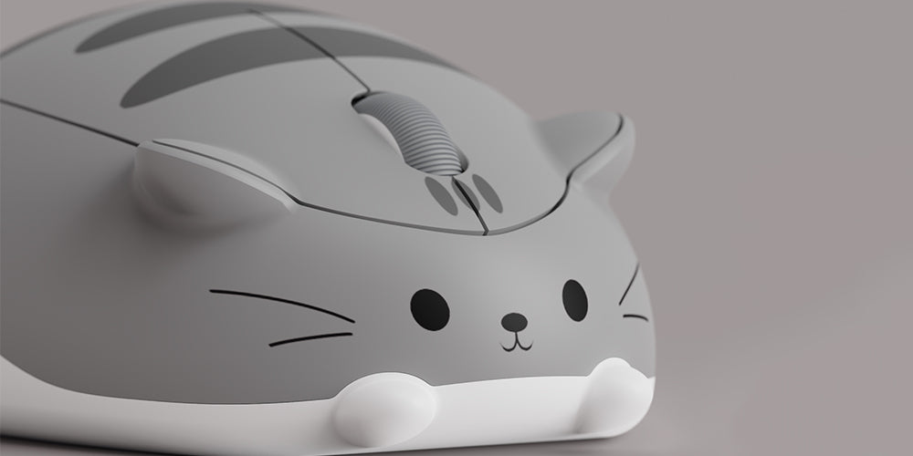 Akko-Cat-Theme-Mouse-Gray-MIMO-ABS-Material