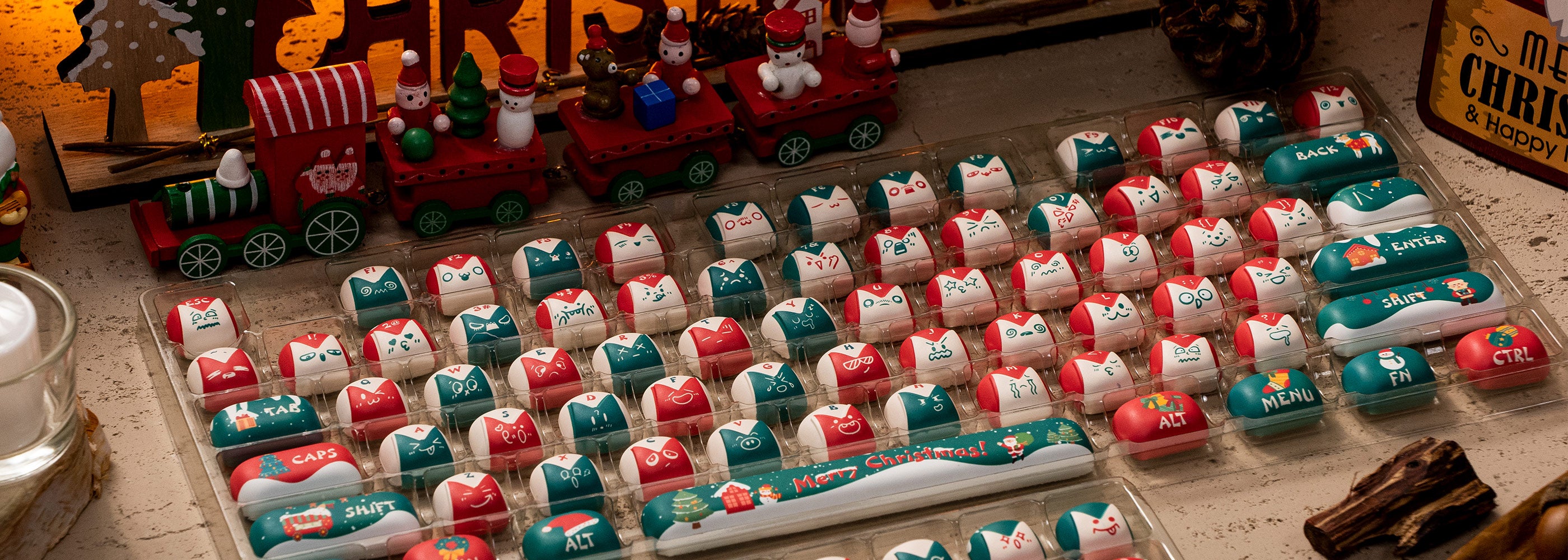 Akko-Christmas-Fantasy-Keycap-Set-Banner