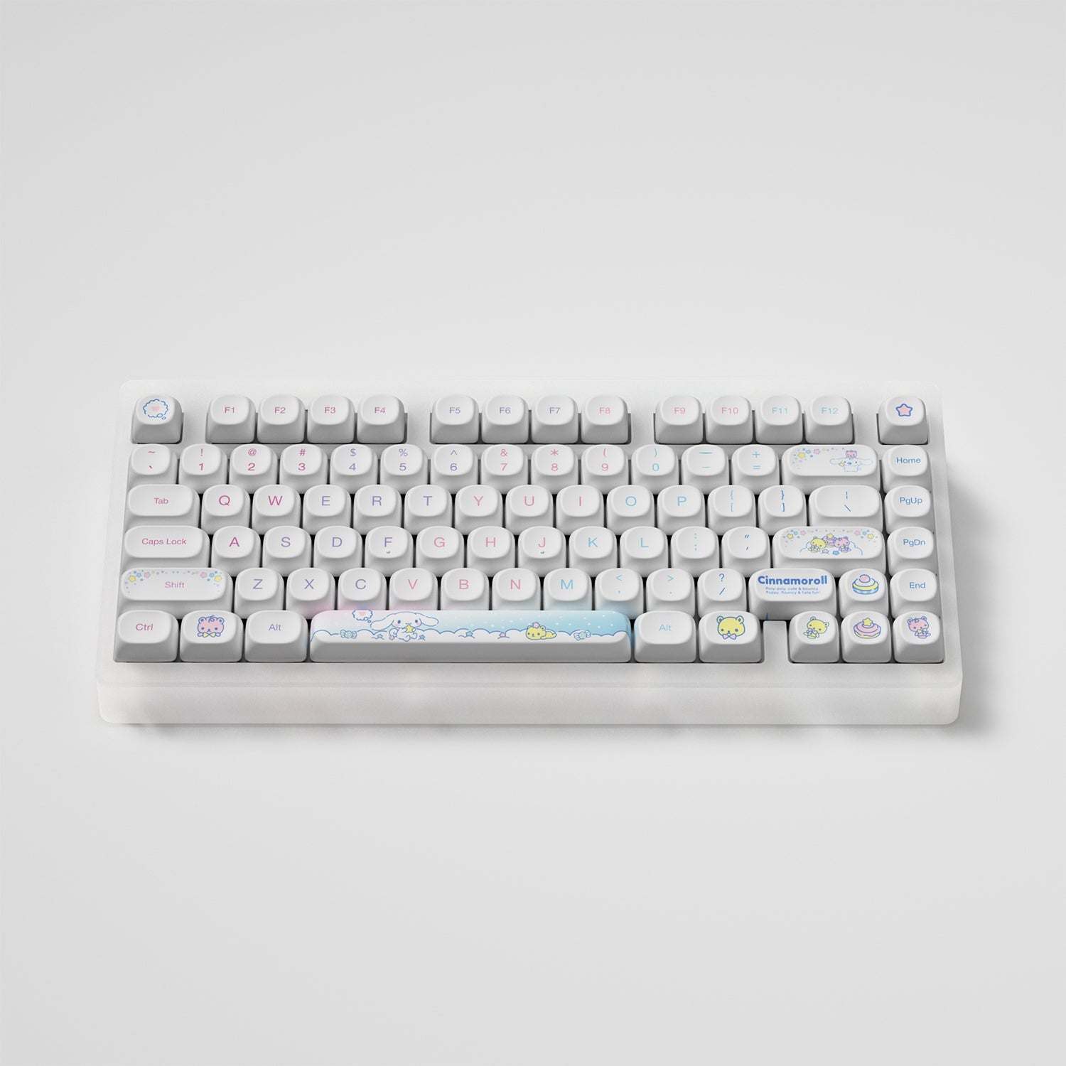 시나모롤 ACR TOP 75B 아크릴 키보드