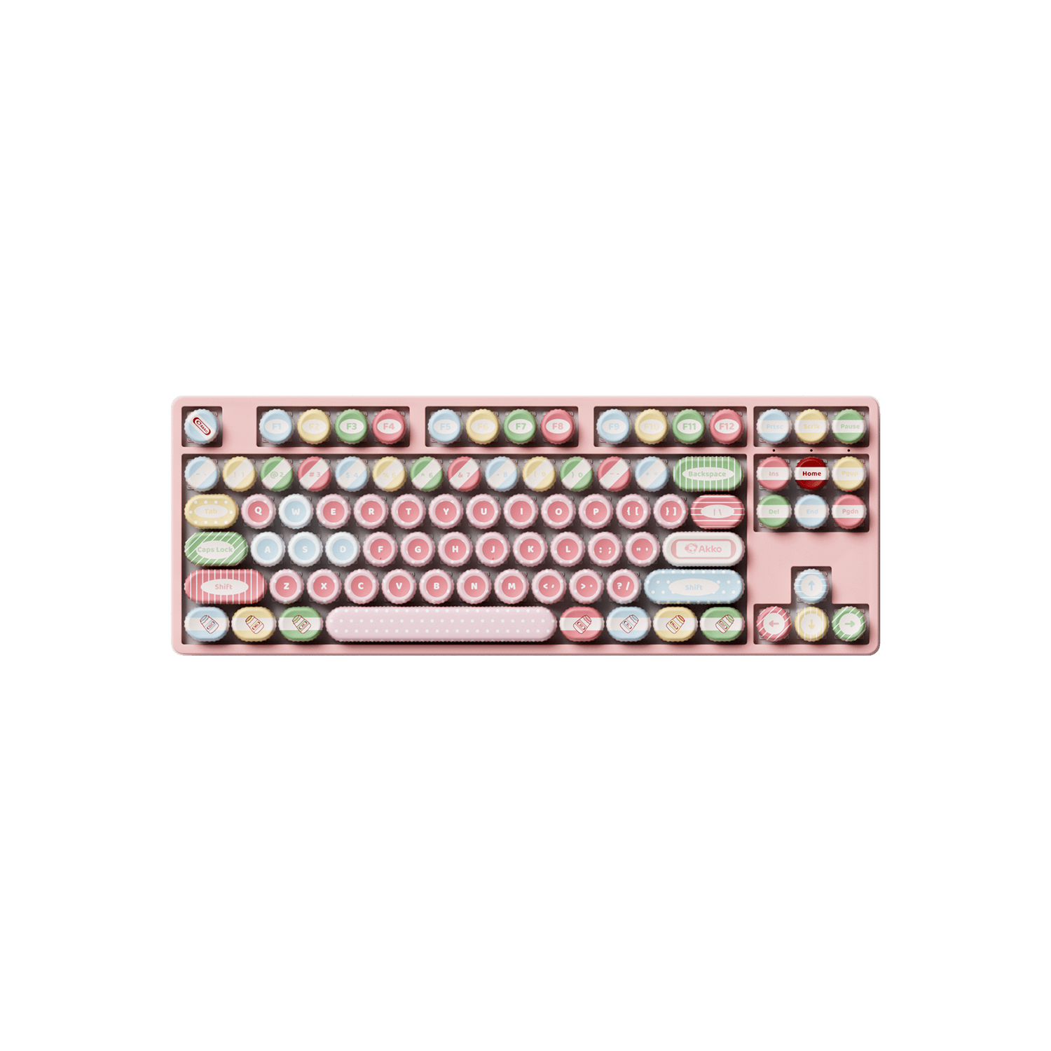 Akko Classic BottleCap Keycaps Set TKL Keyboard