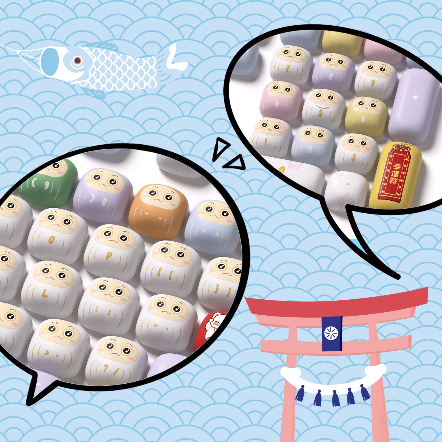 Akko-Good-Luck-Charm-Keycap-Set