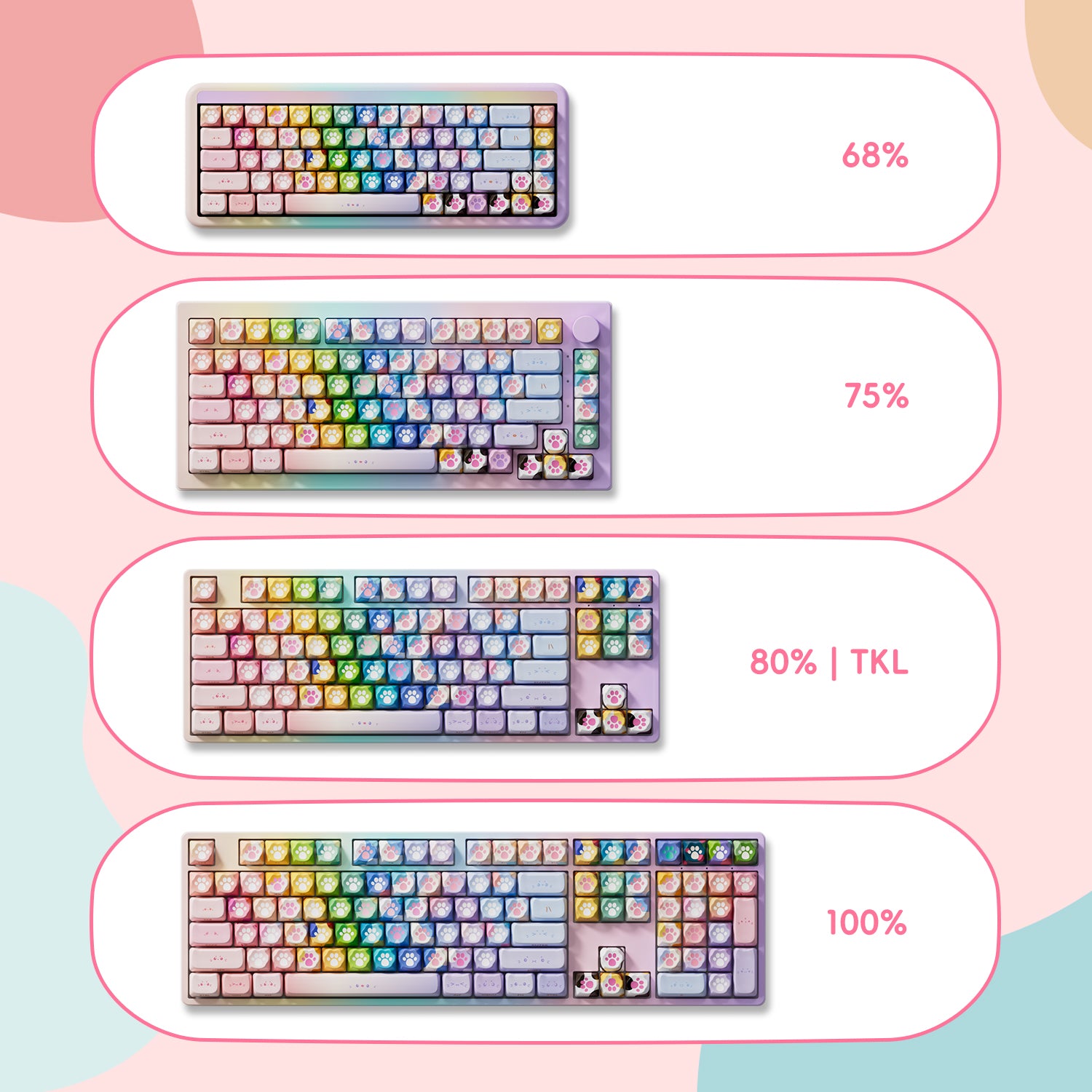 Akko-Kitty-Paws-Keycap-Detail