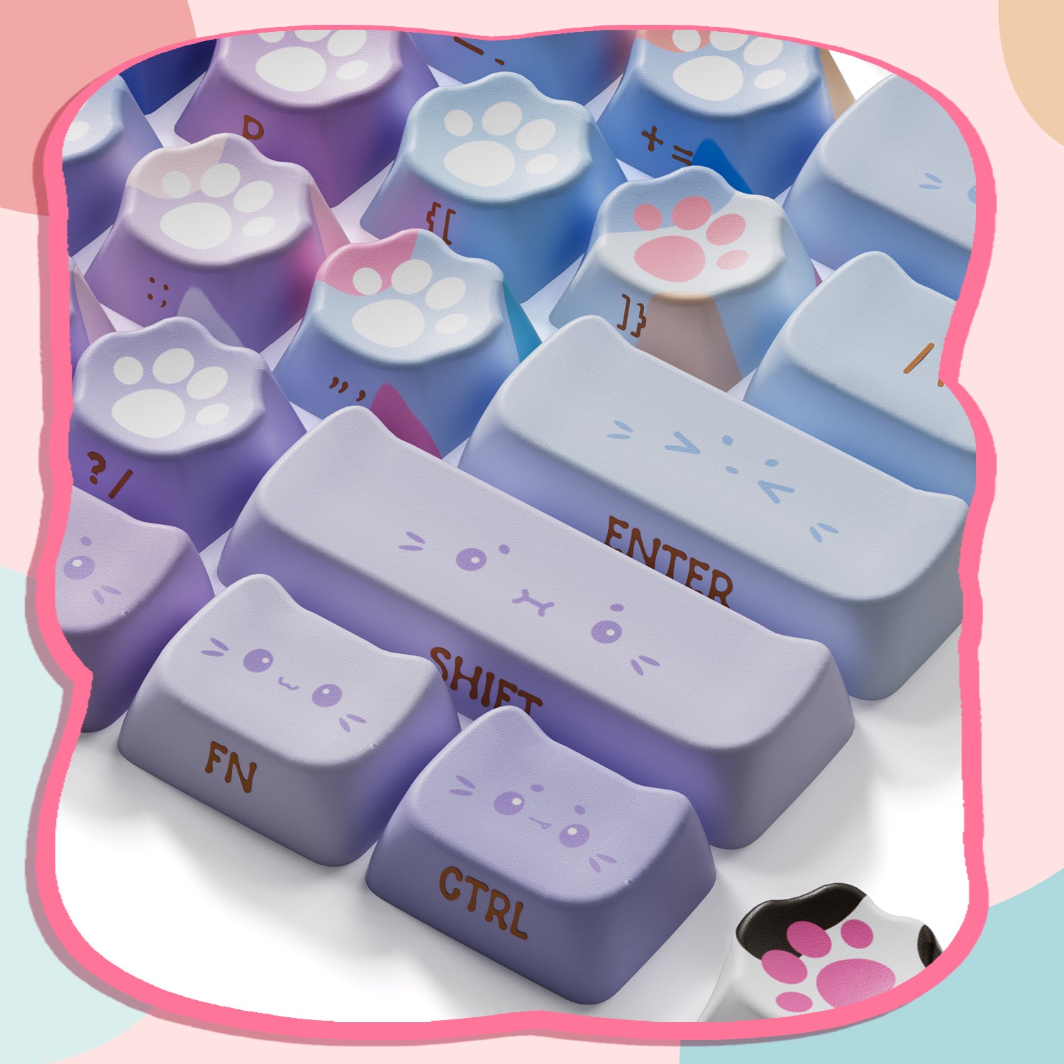 Akko-Kitty-Paws-Keycap-Detail