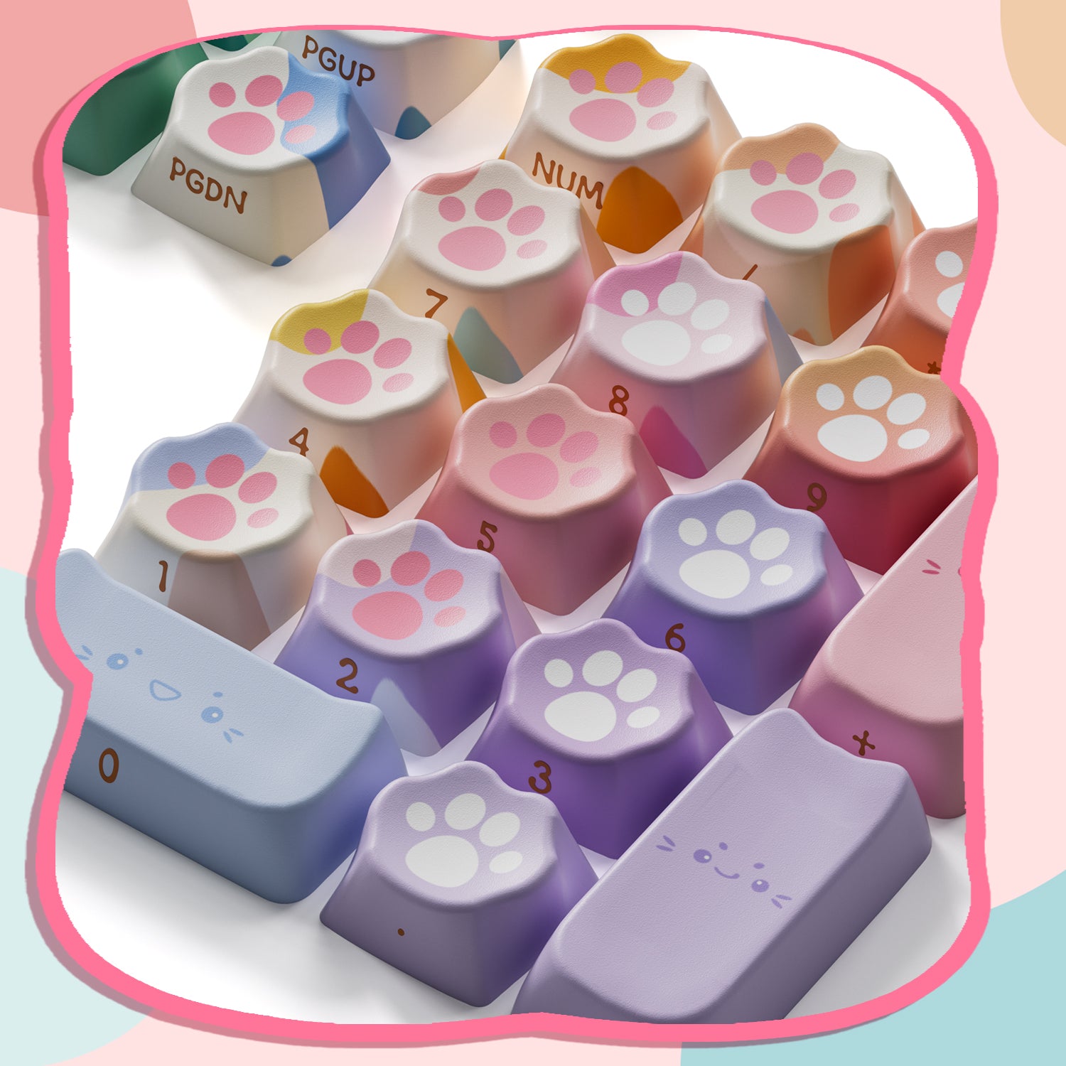 Akko-Kitty-Paws-Keycap-Detail