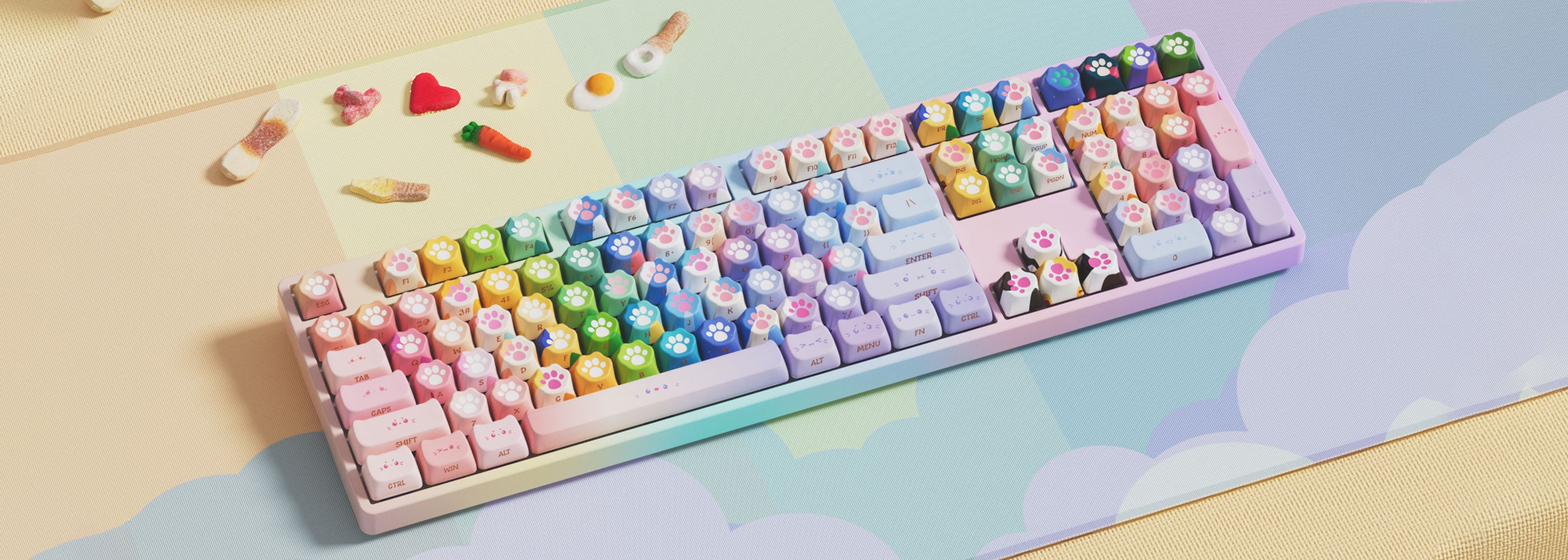 Akko-Kitty-Paws-Keycap-Set