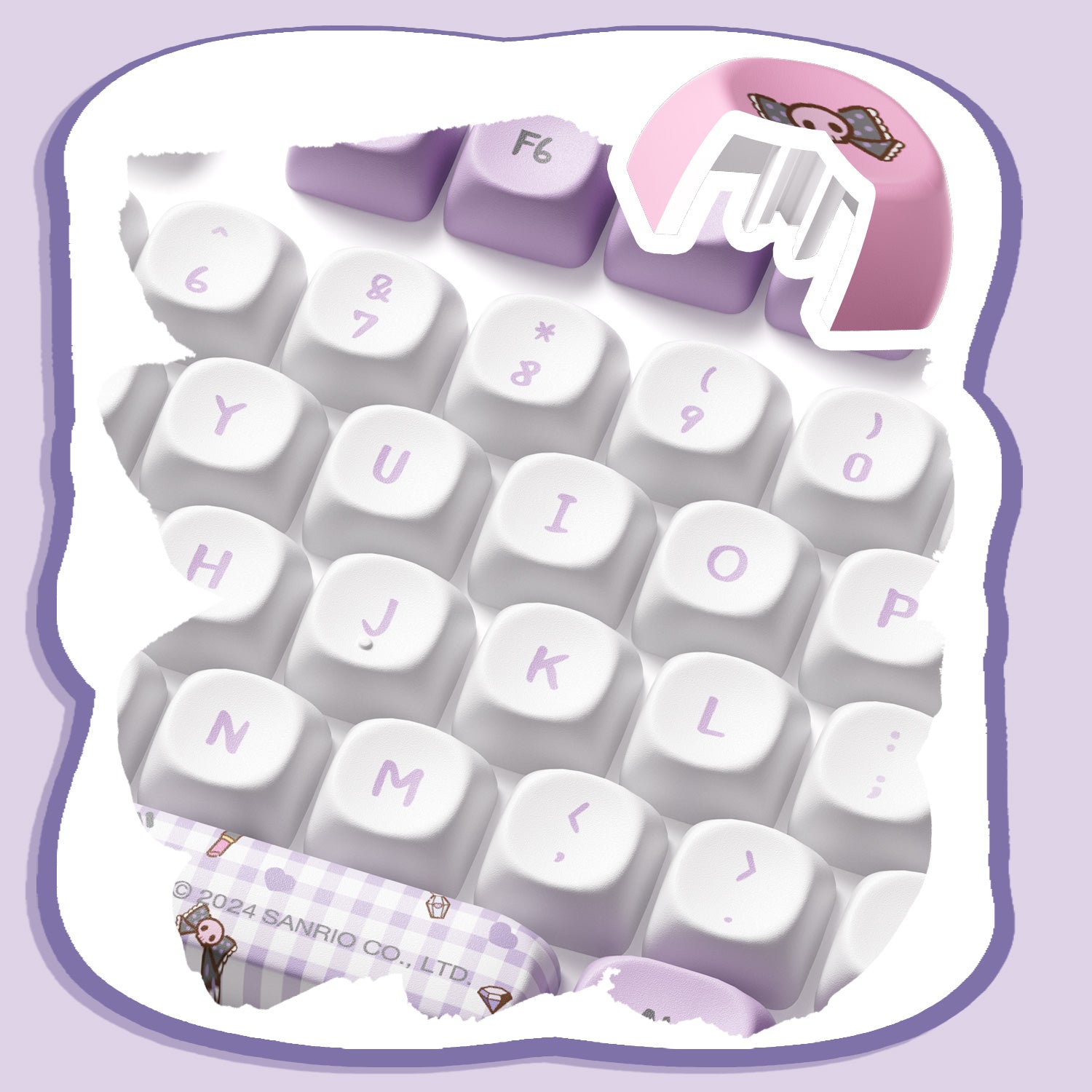 Akko-Kuromi-Keycap-Set