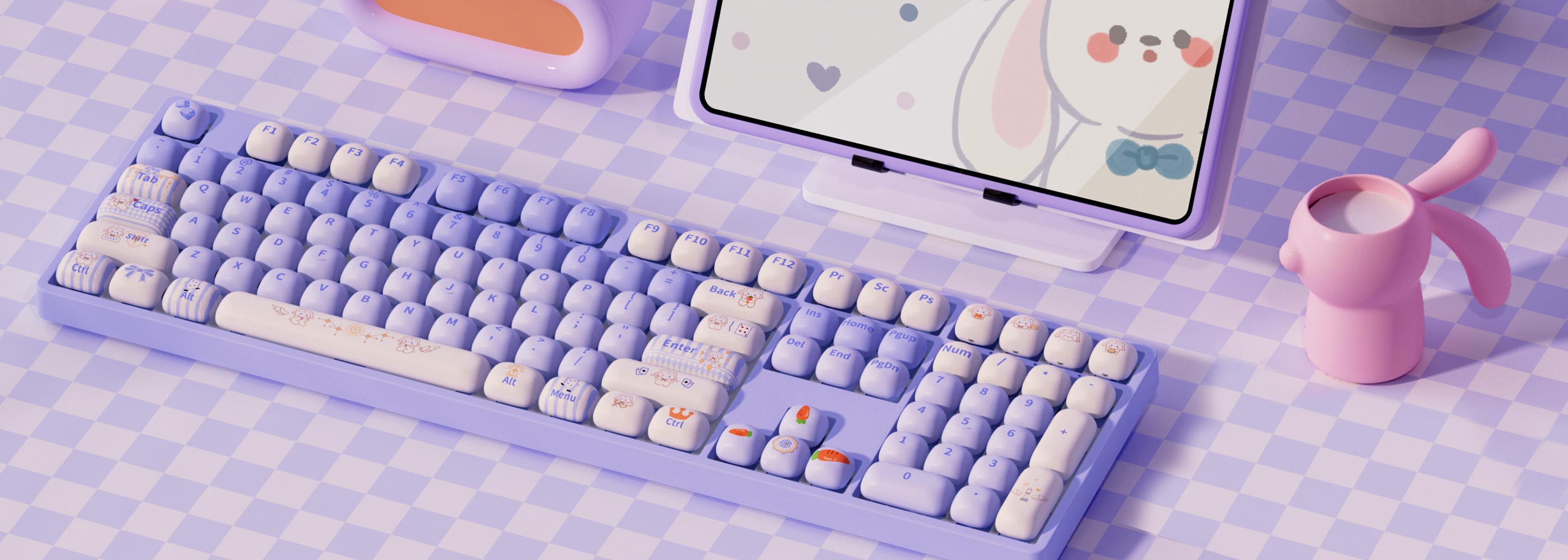 Akko-Magic-Lop-Bunny-Keycap-Set
