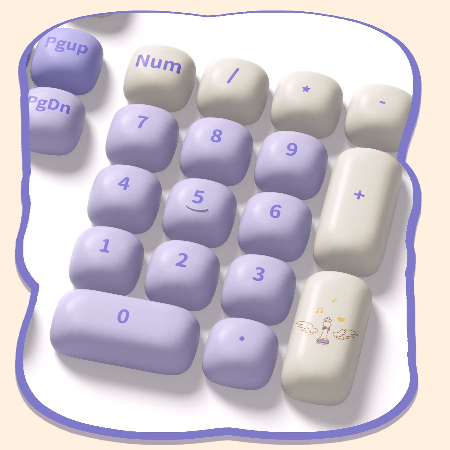 Akko-Magic-Lop-Bunny-Keycap-Set-Detail