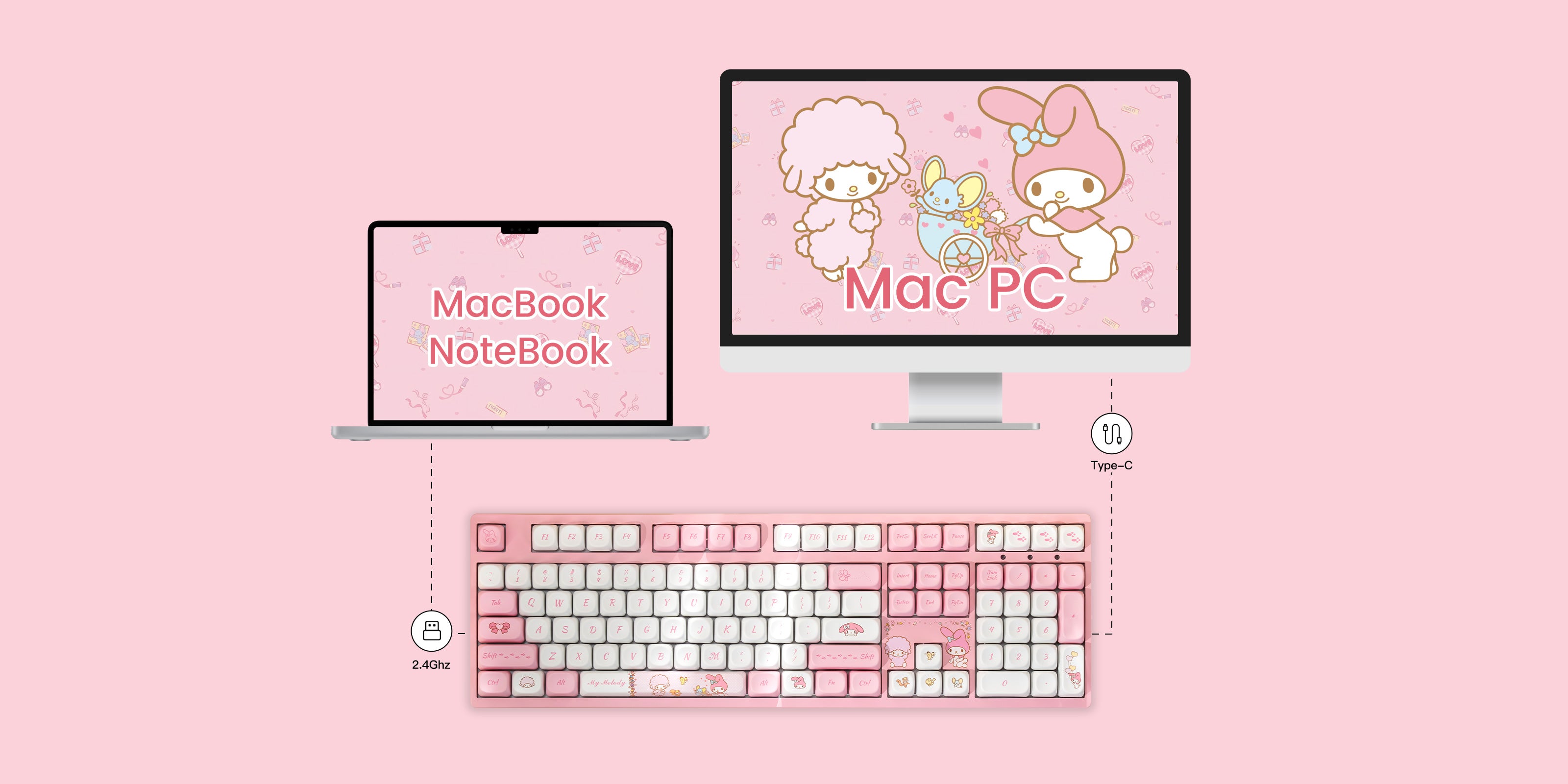 Akko-My-Melody-3108v3-3108-V3-Mode