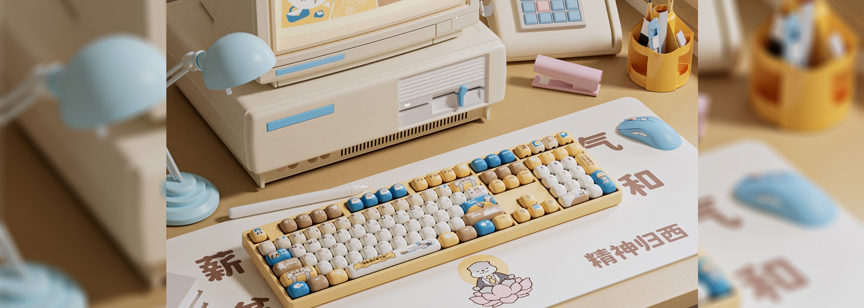 Akko-Otter-Hustle-Keycap-Set