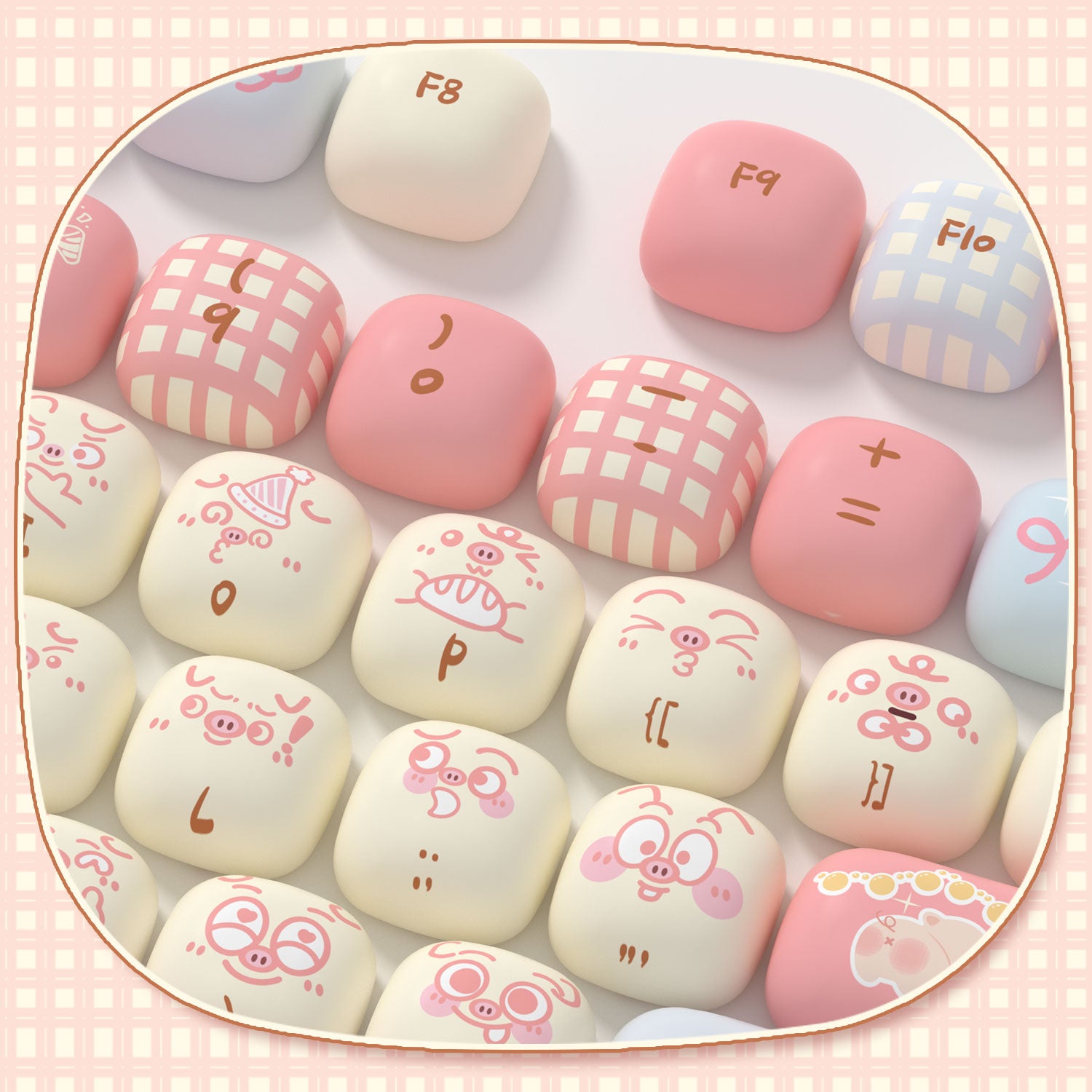 Akko-Piggy-Party-Keycap-SeT-Detail