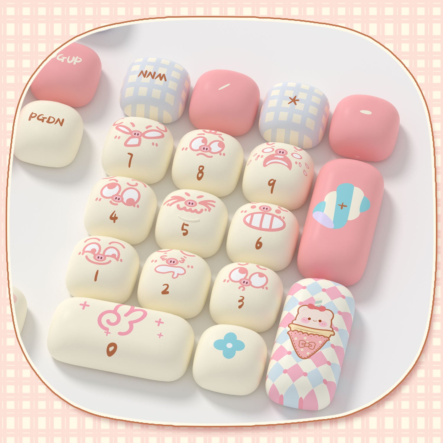 Akko-Piggy-Party-Keycap-SeT-Detail