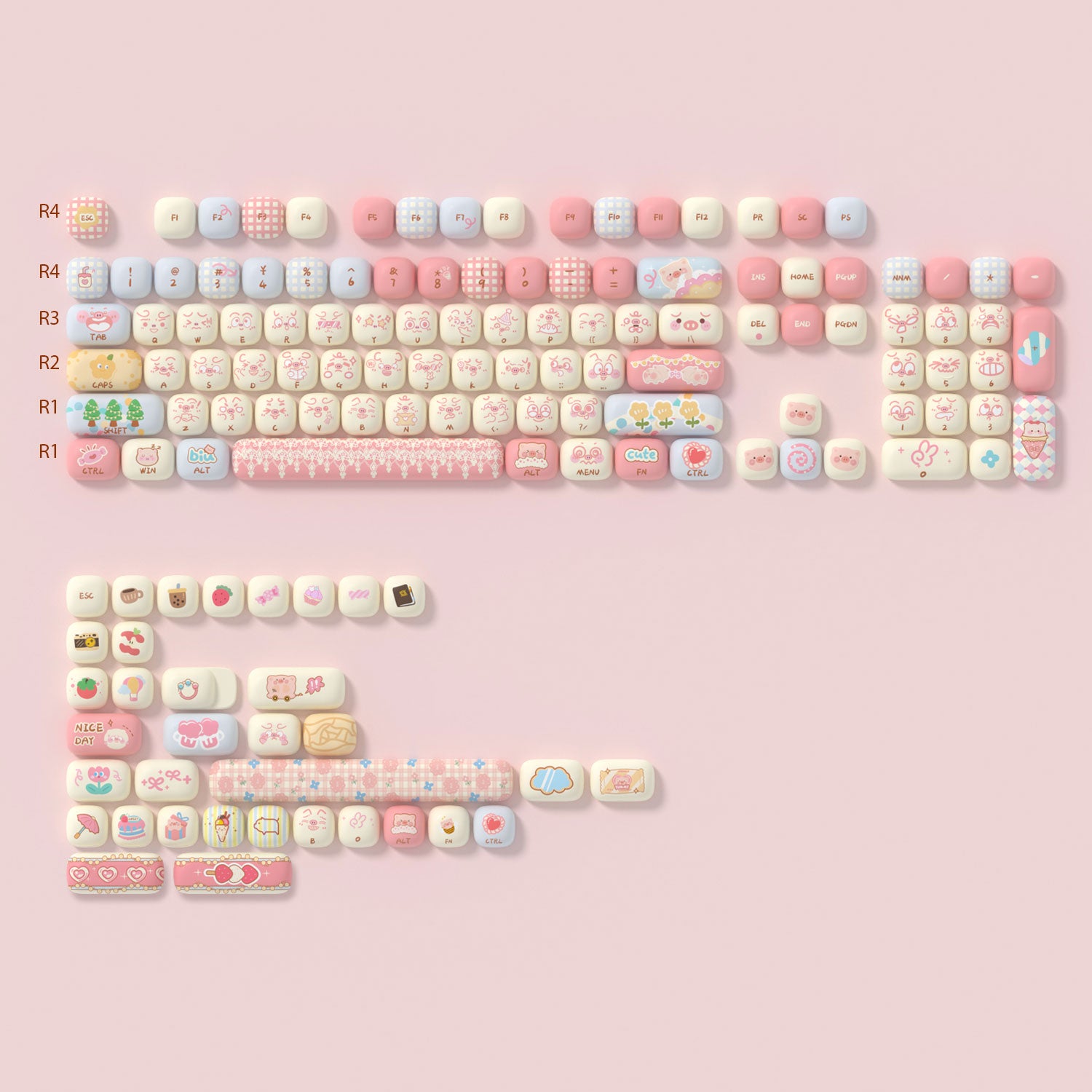 Akko-Piggy-Party-Keycap-Set