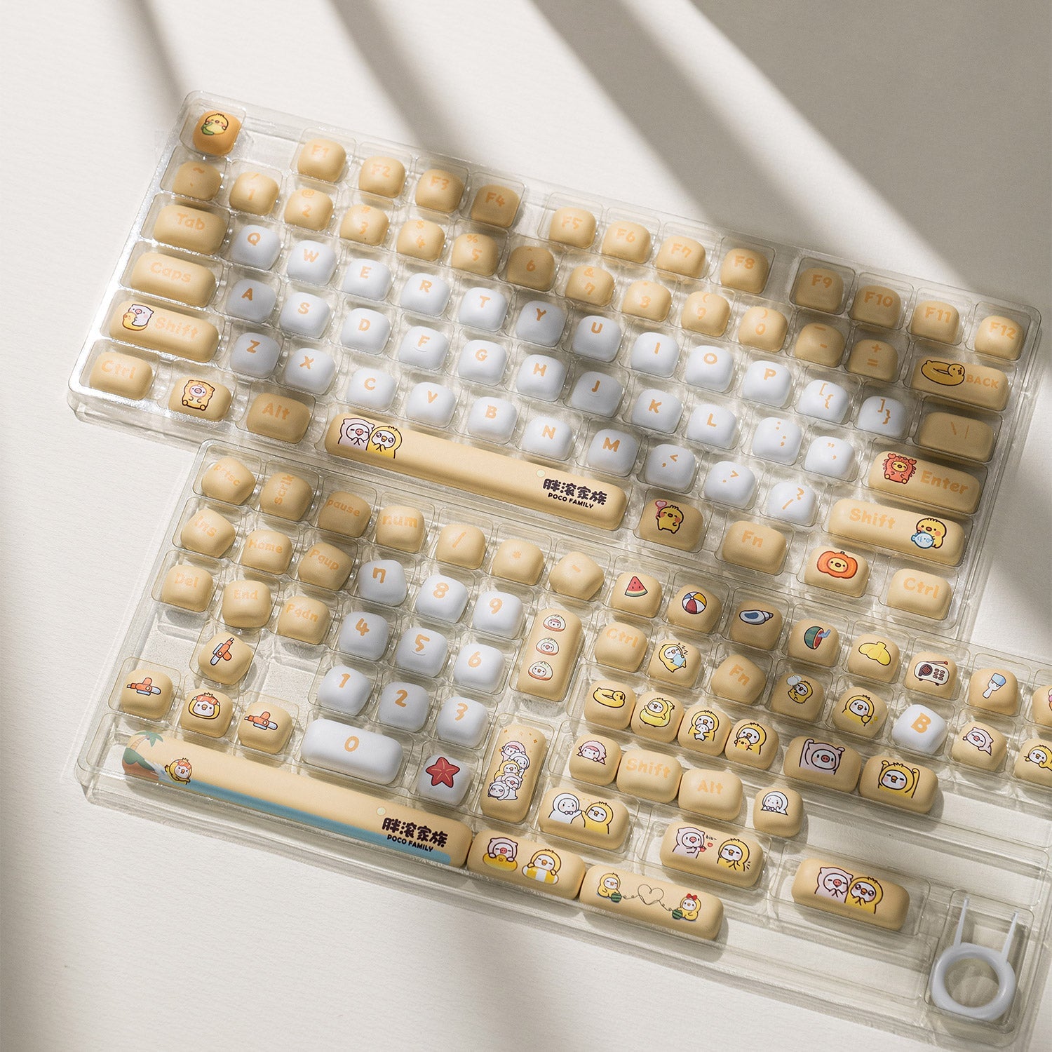 POCO Family POCO Duck Keycap Set (136-key) Details
