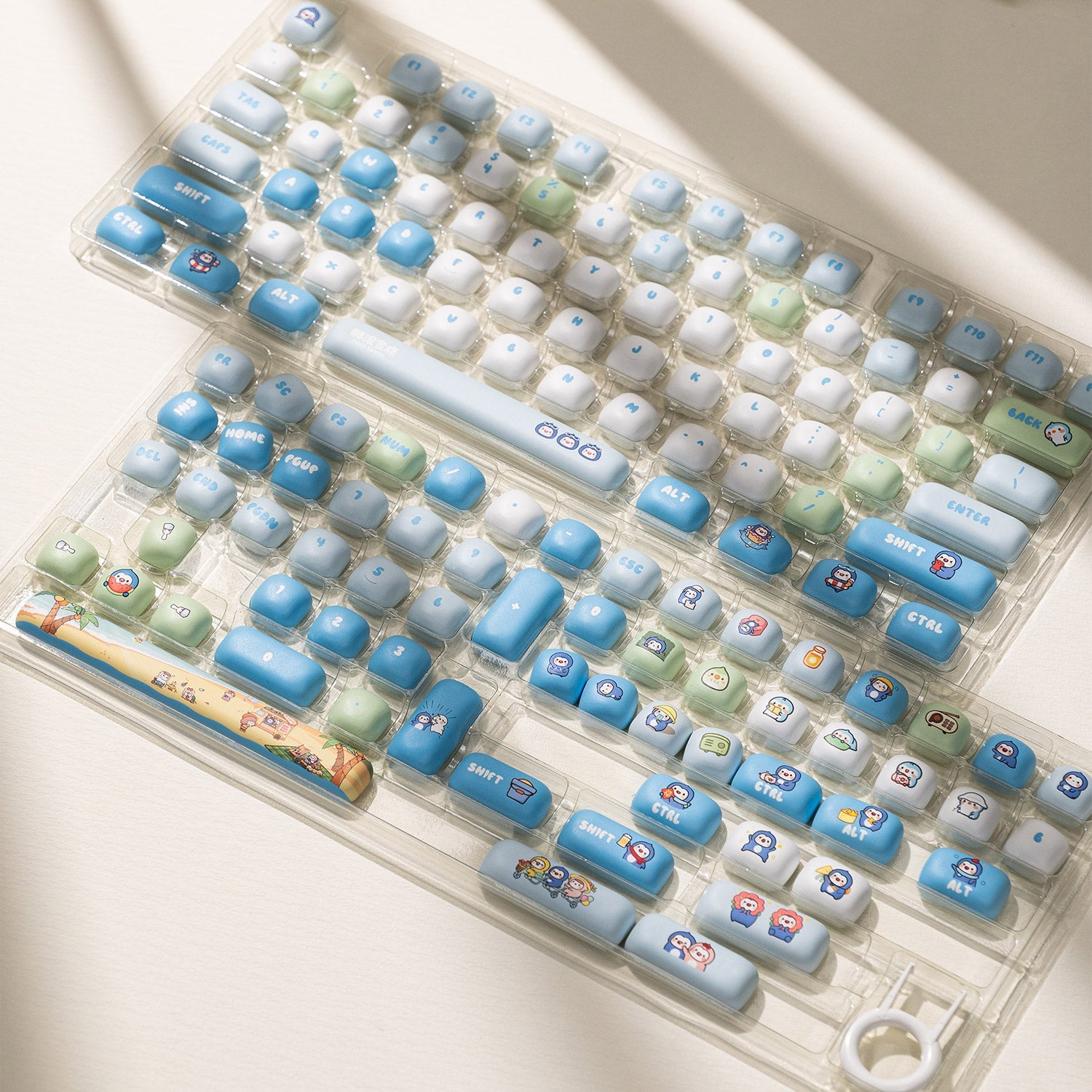 POCO Family - POCO Penguin Keycap Set Details