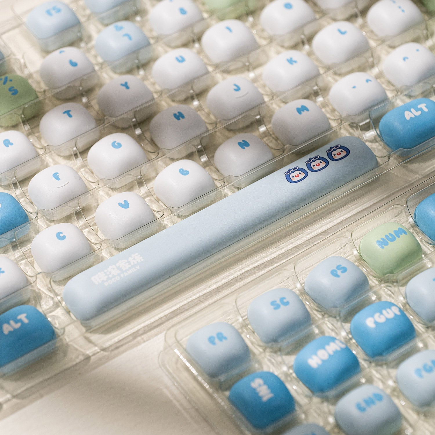 POCO Family - POCO Penguin Keycap Set Spacebar Key Details