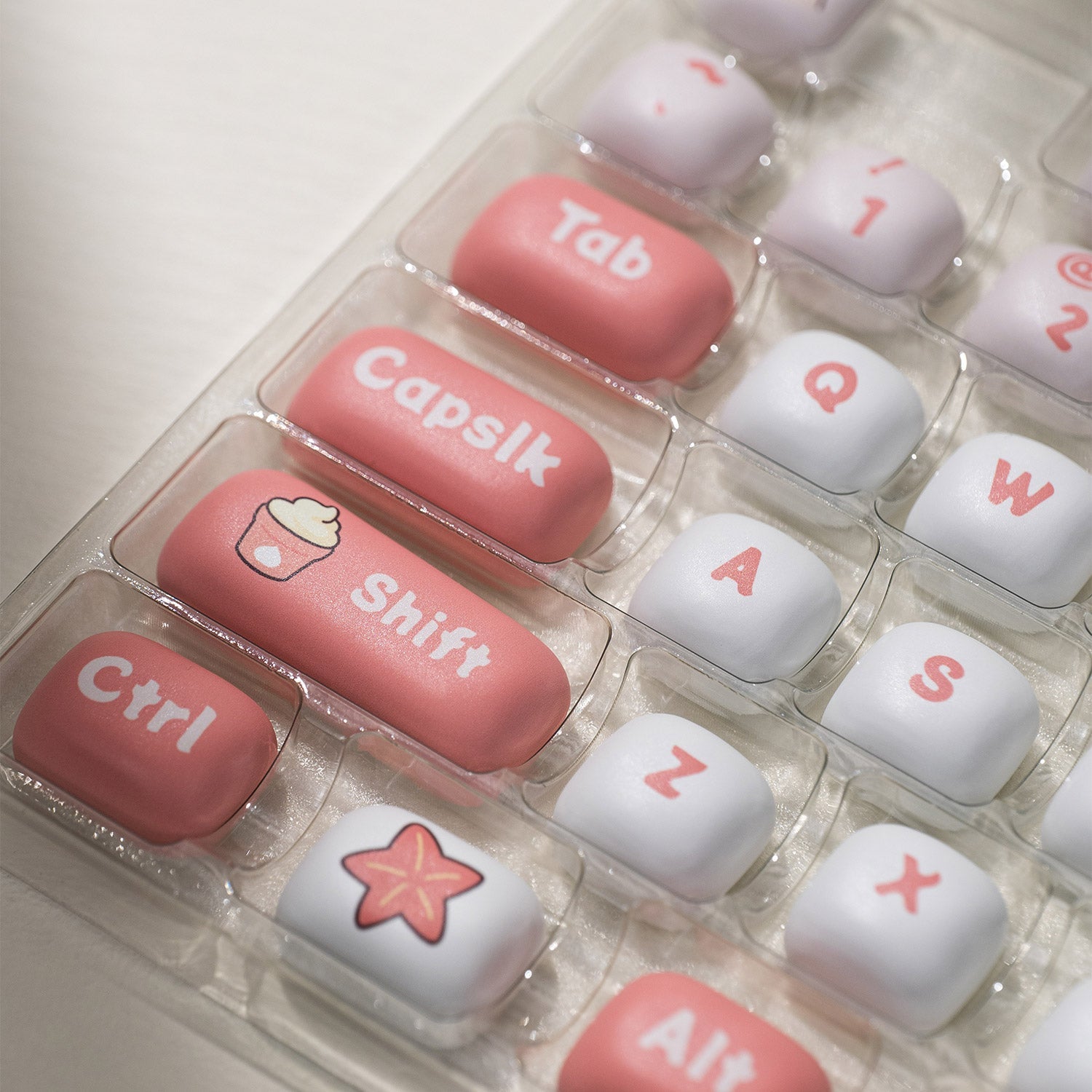 POCO Family - POCO Pig Keycap Set Left Section Key Details