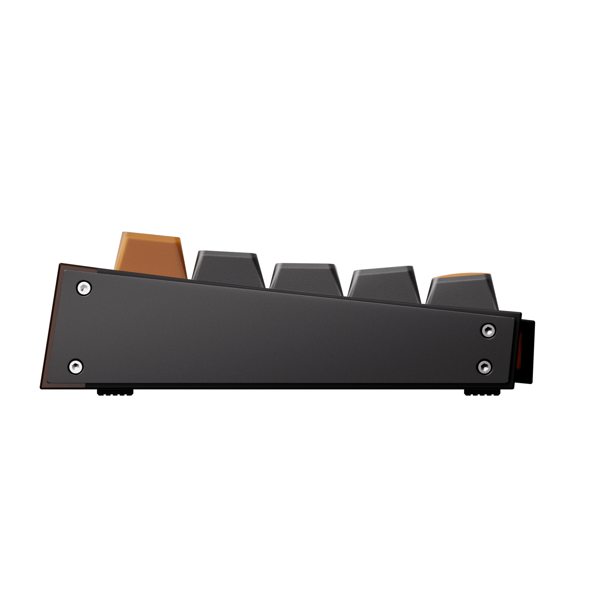 Akko Ray68 HE Magnetic Keyboard Misty Black Tea Left Side