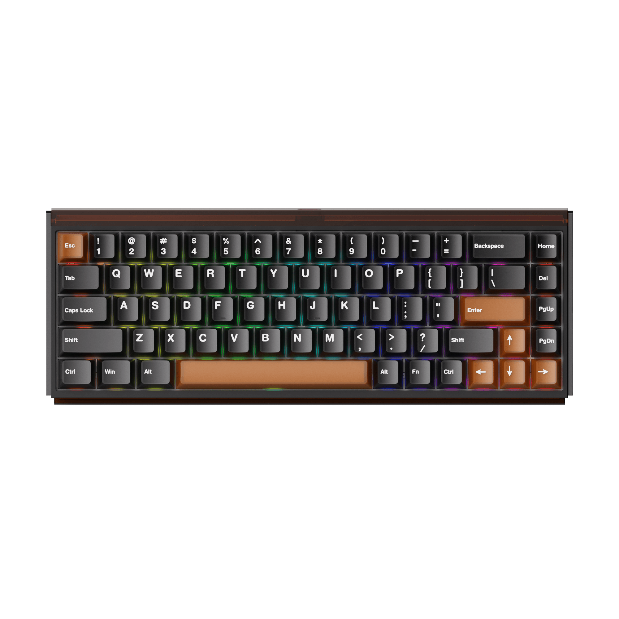 Akko Ray68 HE Magnetic Keyboard Misty Black Tea