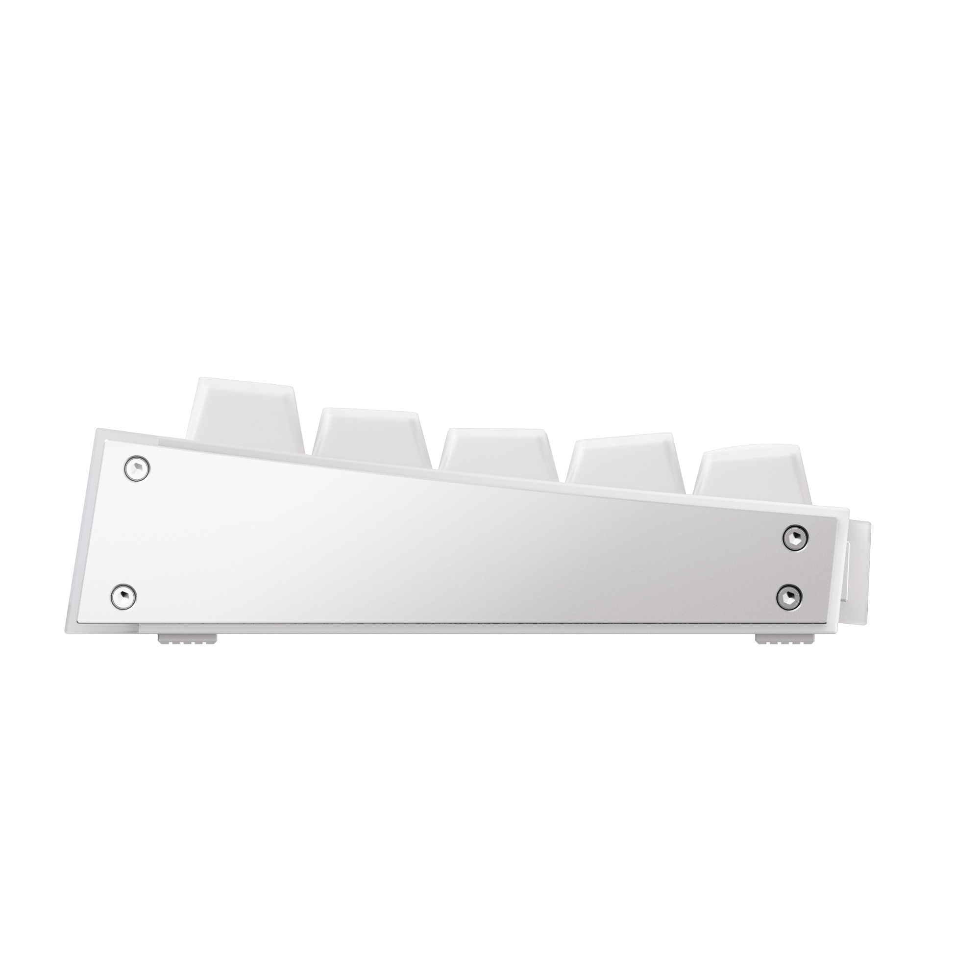Akko Ray68 HE Magnetic Keyboard Misty White Side