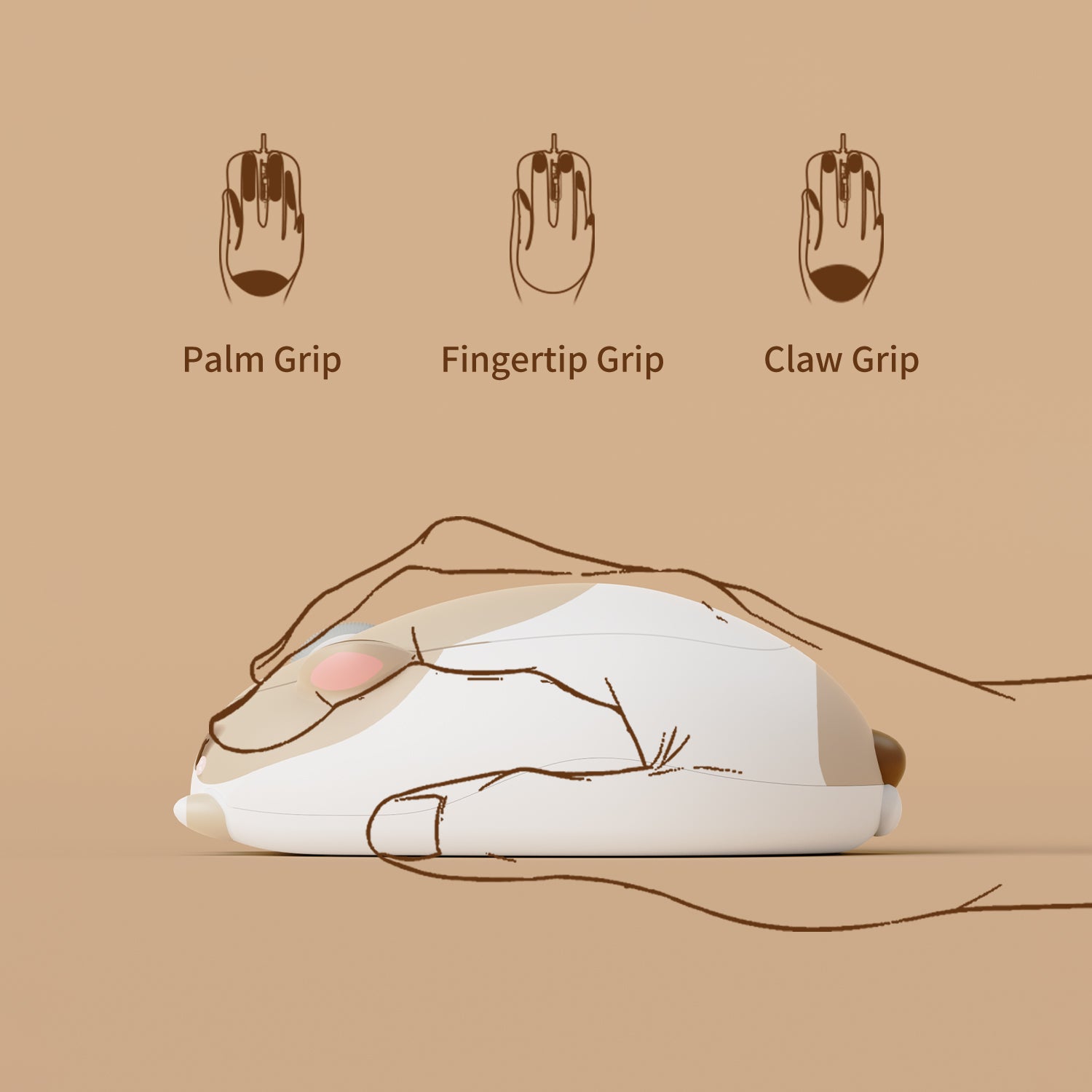 Akko-Ragdoll-Cat-Mouse-Ergonomically-Design