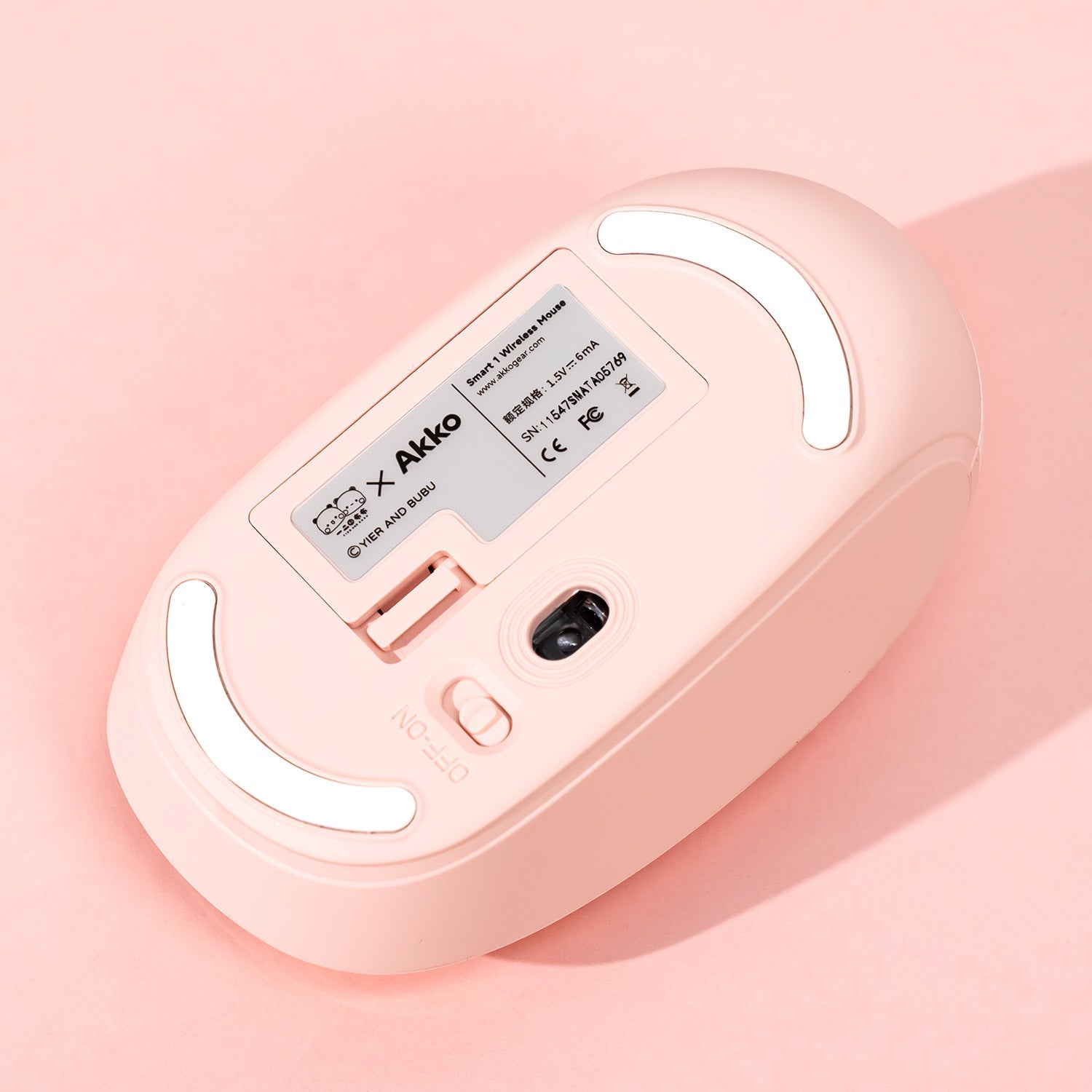 Akko Smart1 Dudu and Bubu Mouse Back Details