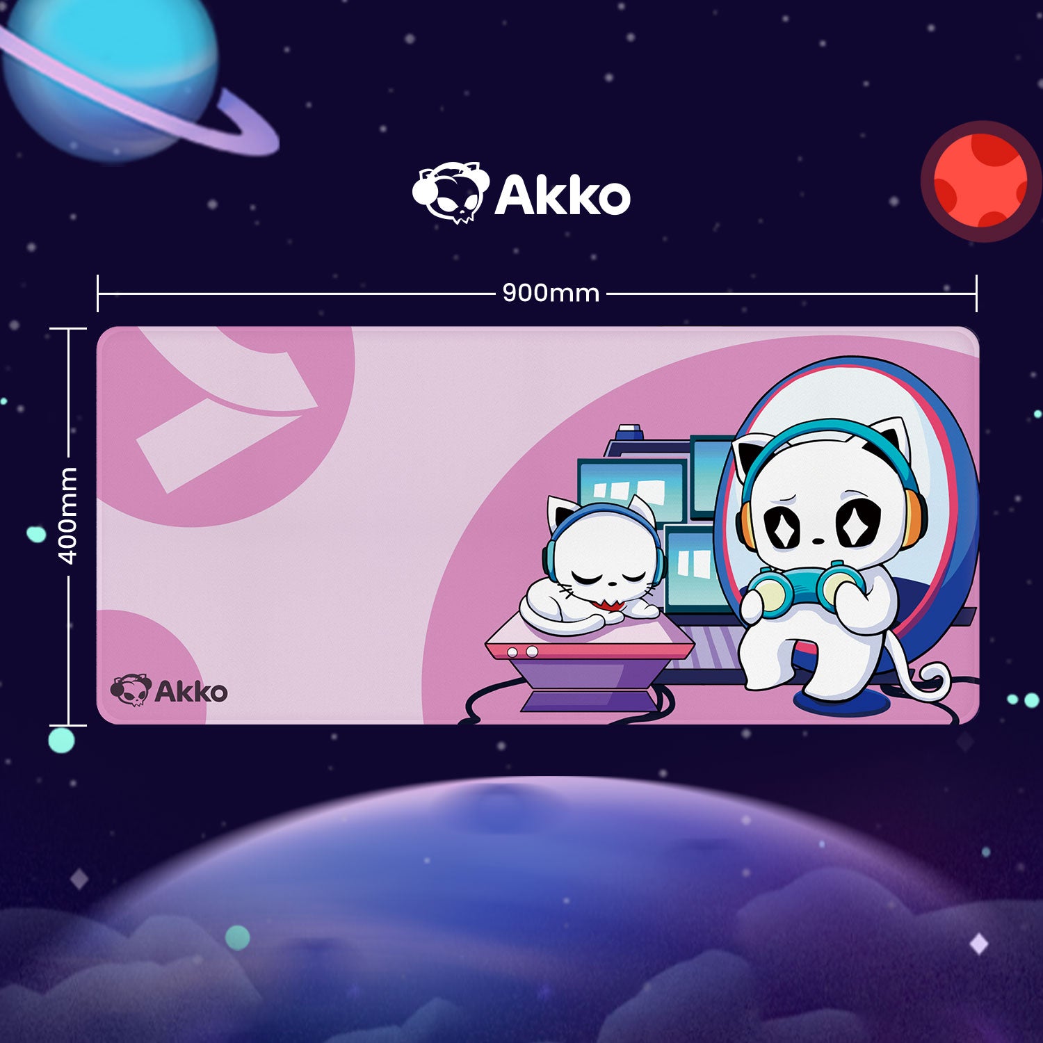 Akko-Stellar-Eyes-Cat-Mouse-Pad