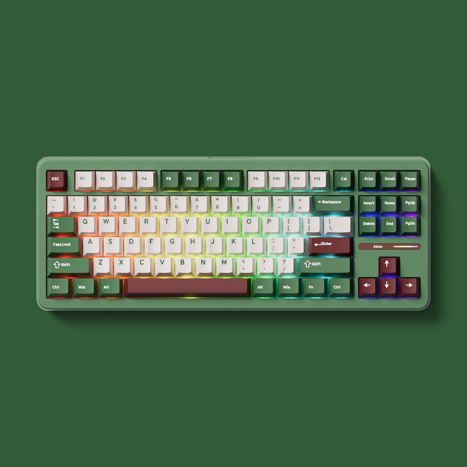 Akko-TAC87-Matcha-Red-Bean-Detail