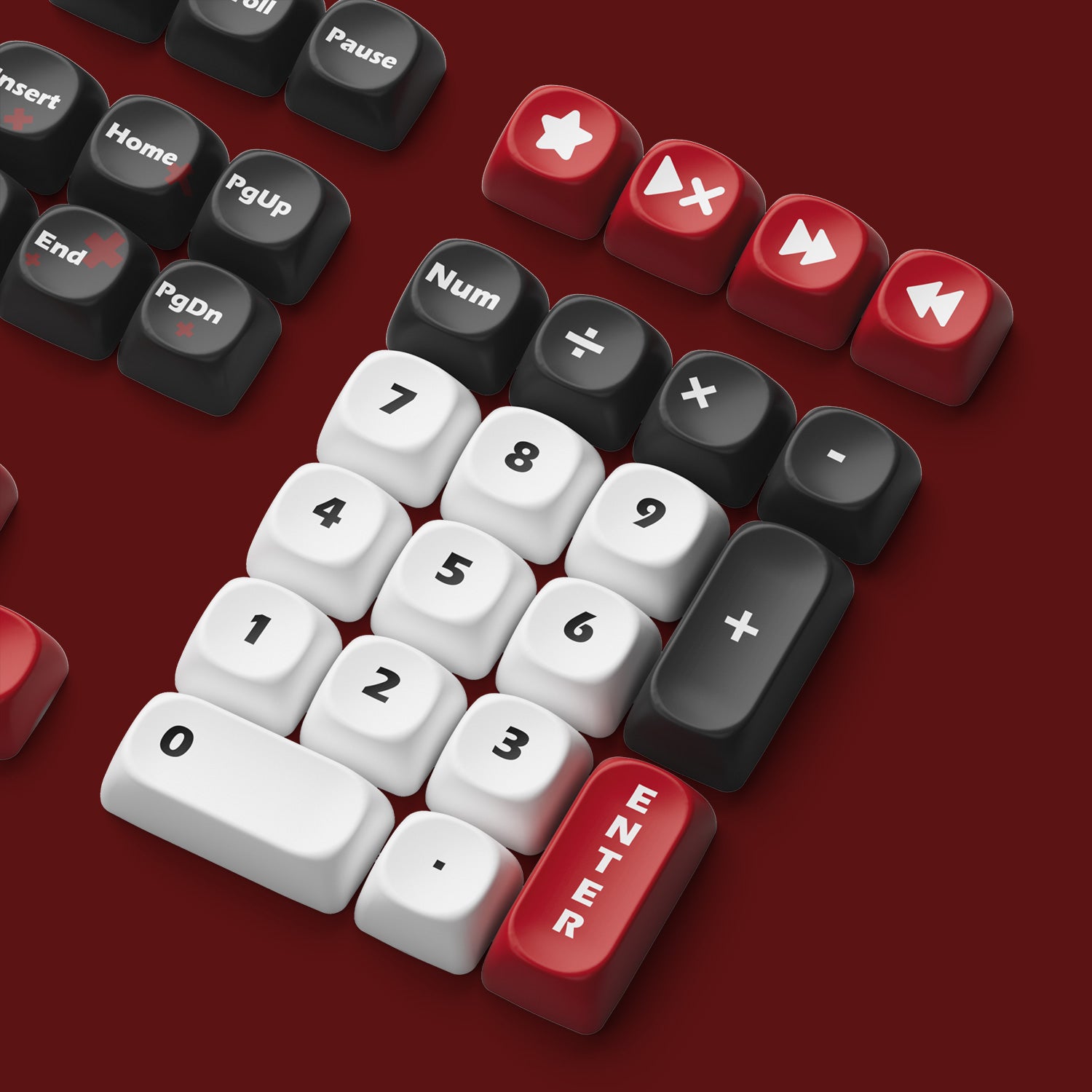 Akko-The-King-Avatar-Keycap-Set