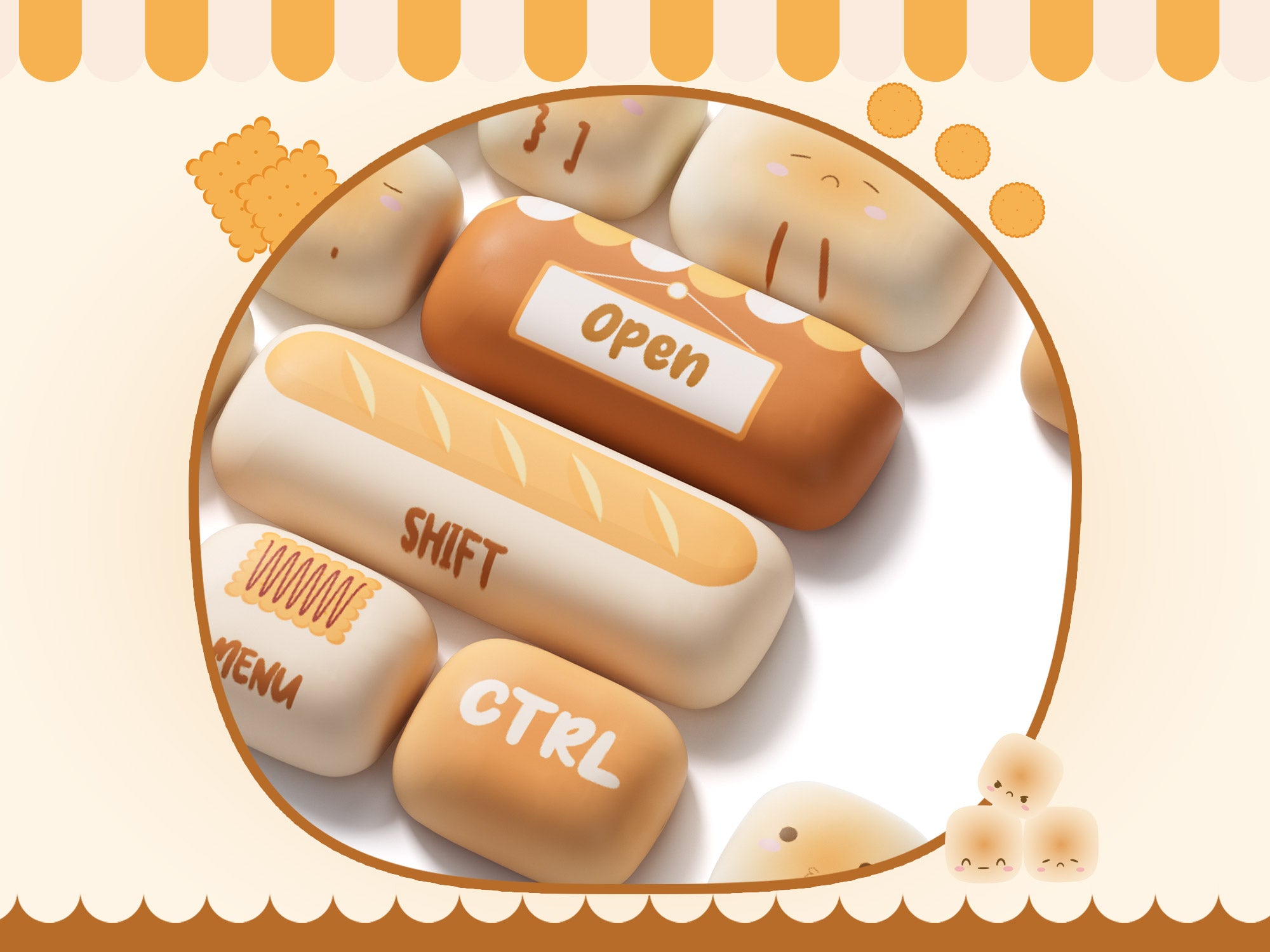 Bun-Wonderland-Keycap-Set-Detail