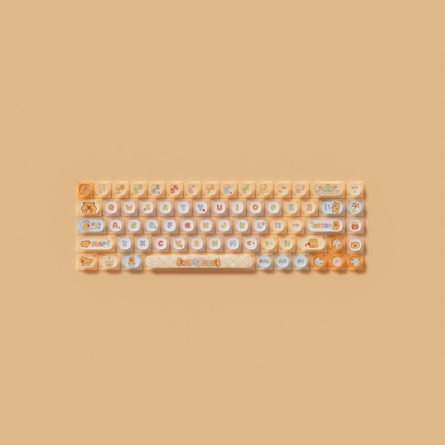 카피바라 키캡 세트 (142 키)